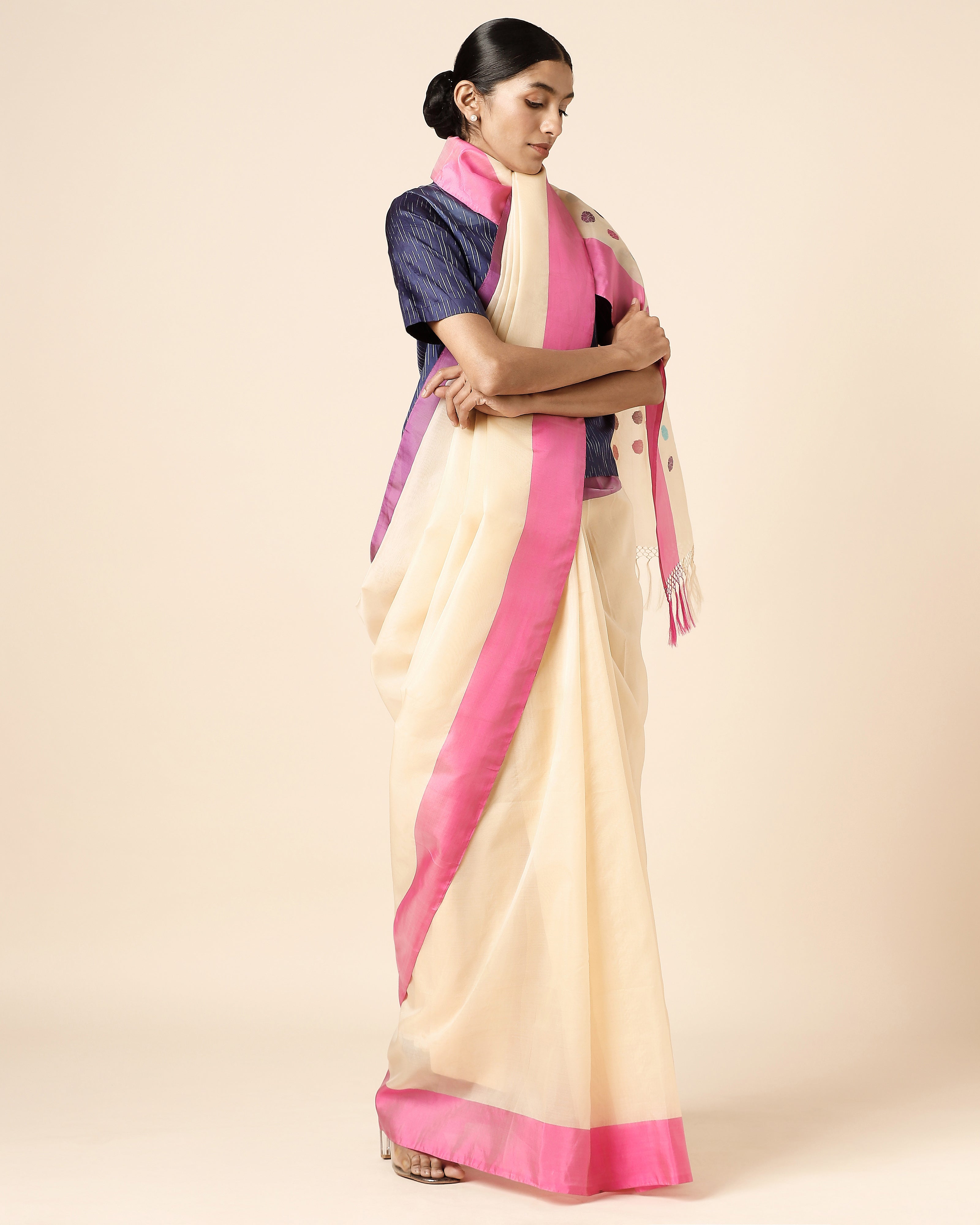 Rosemary Banarasi Kadwa Silk Saree