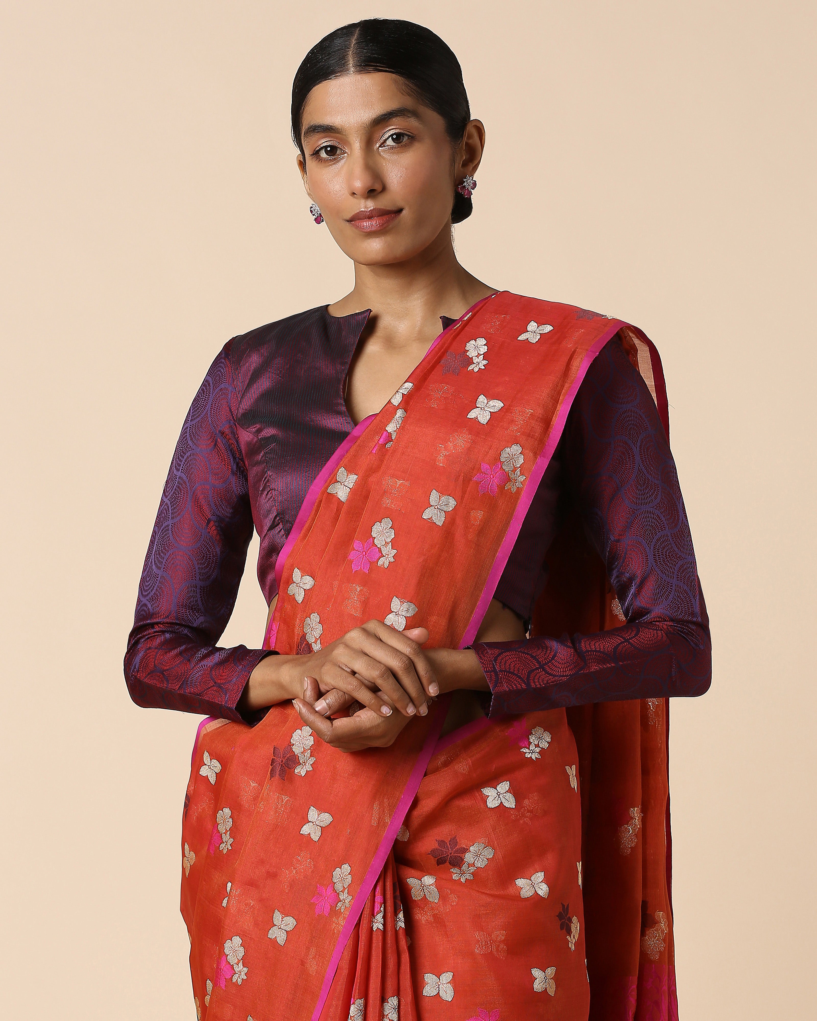 Naru Banarasi Kadwa Silk Cotton Saree