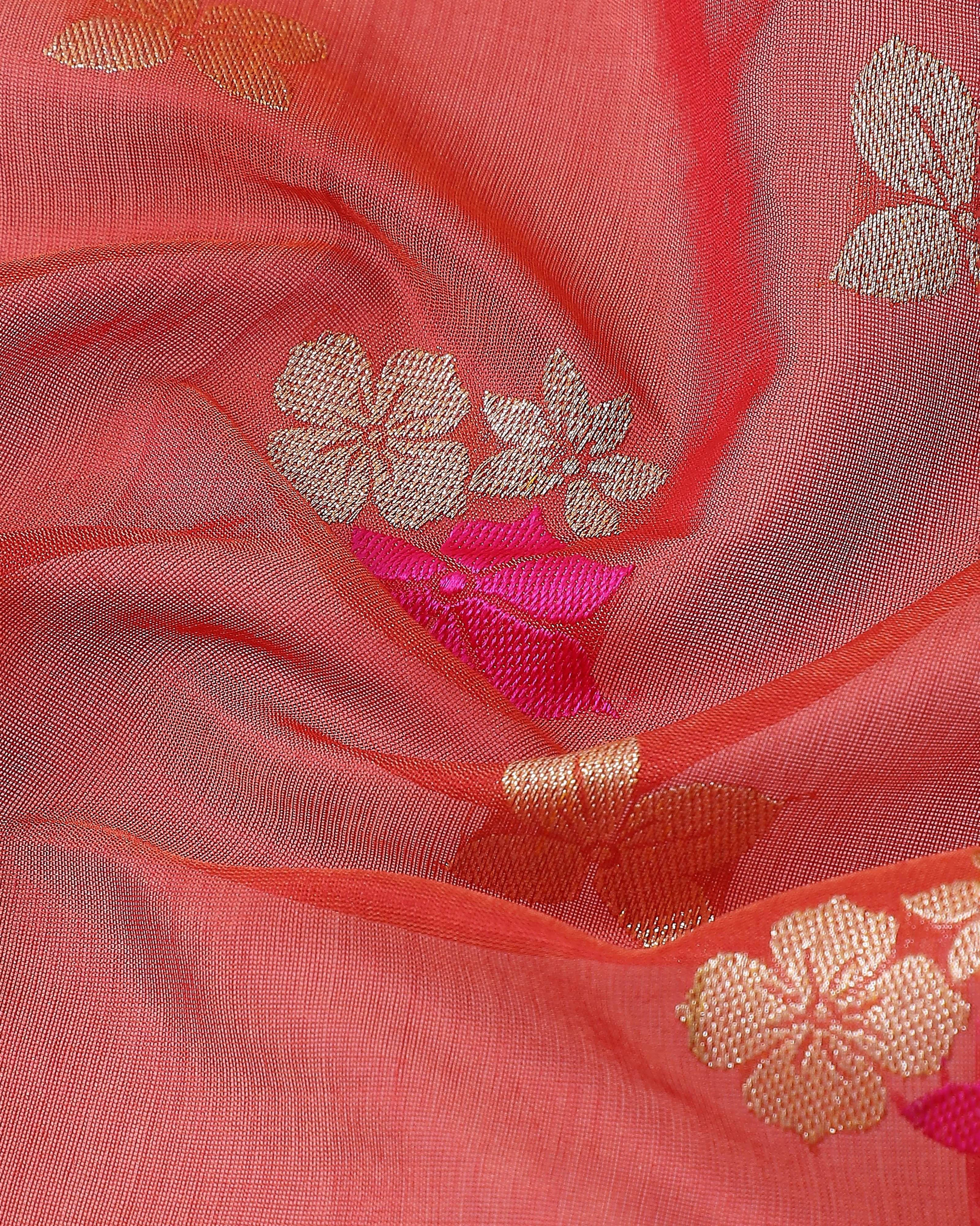 Naru Banarasi Kadwa Silk Cotton Saree