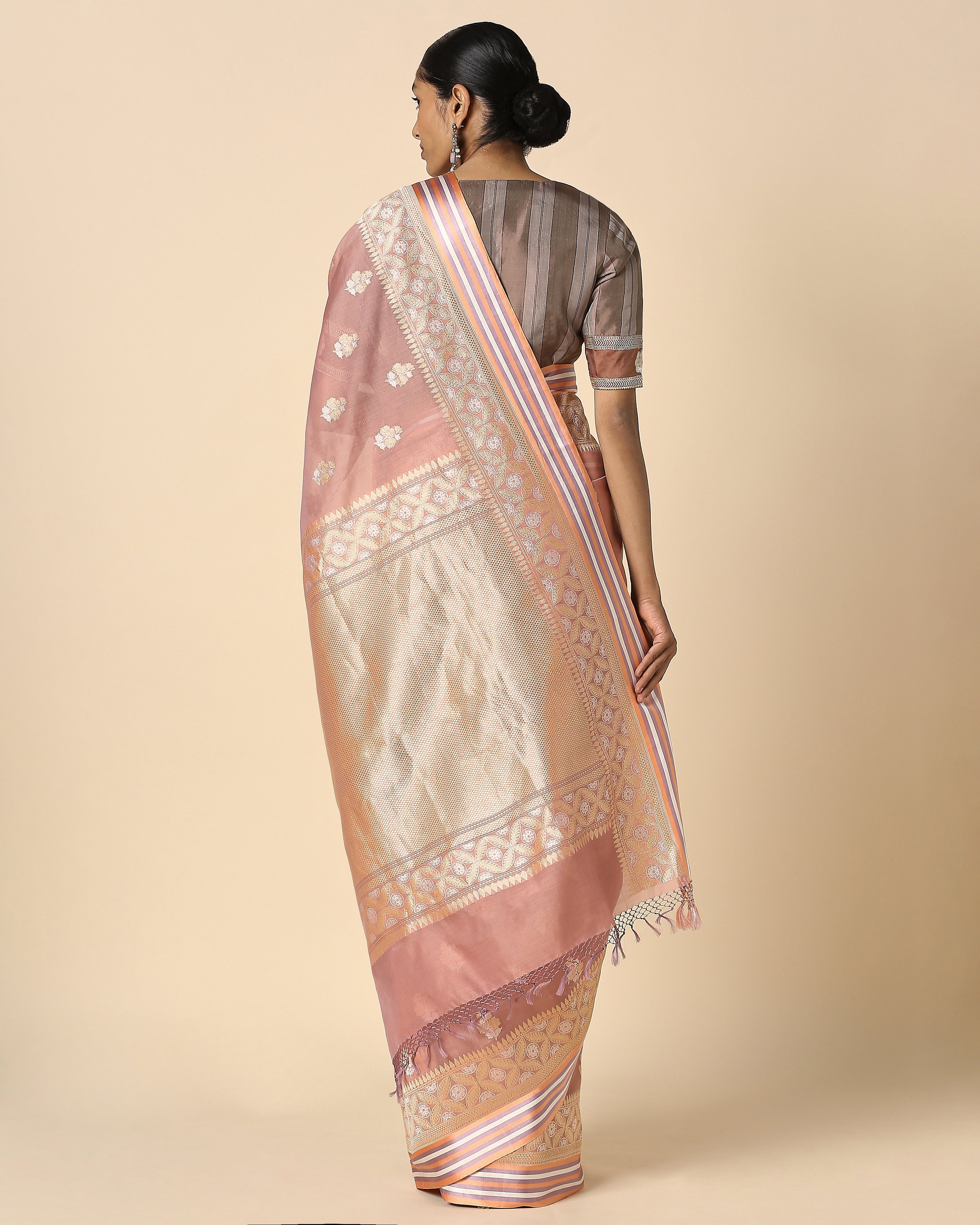Tanzi Banarasi Kadwa Silk Cotton Saree