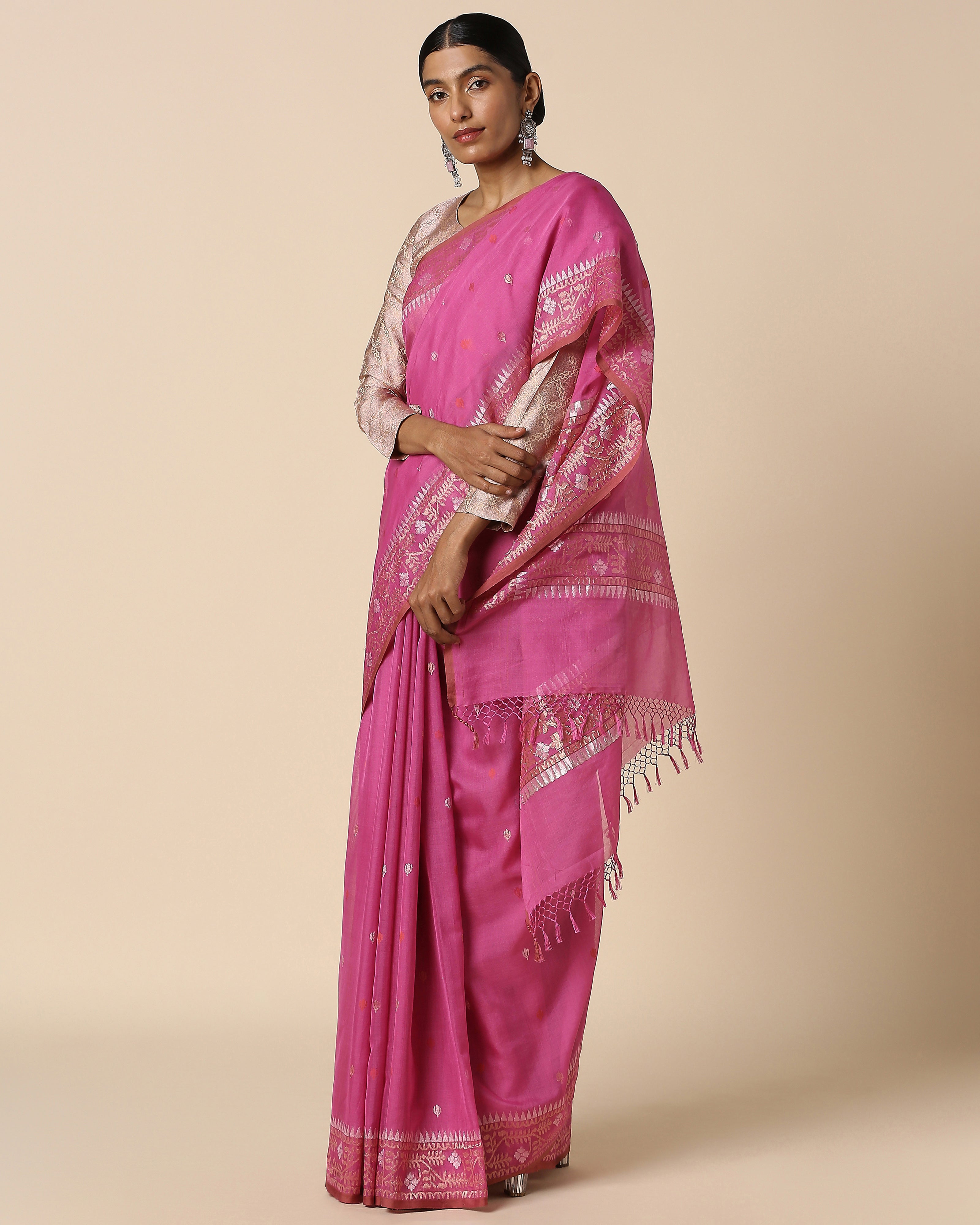 Shreenika Banarasi Kadwa Cotton Saree