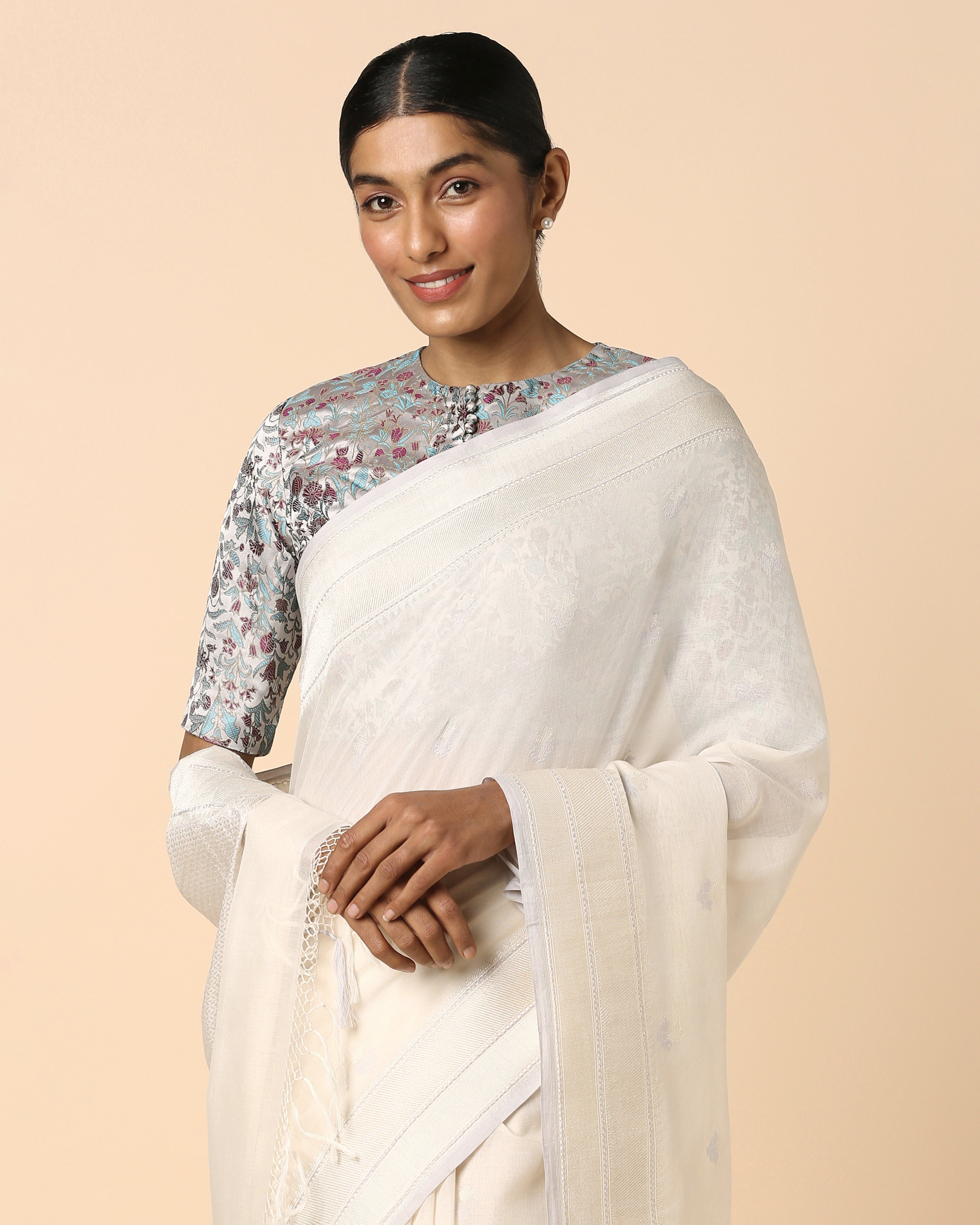 Parnika Banarasi Kadwa Cotton Saree