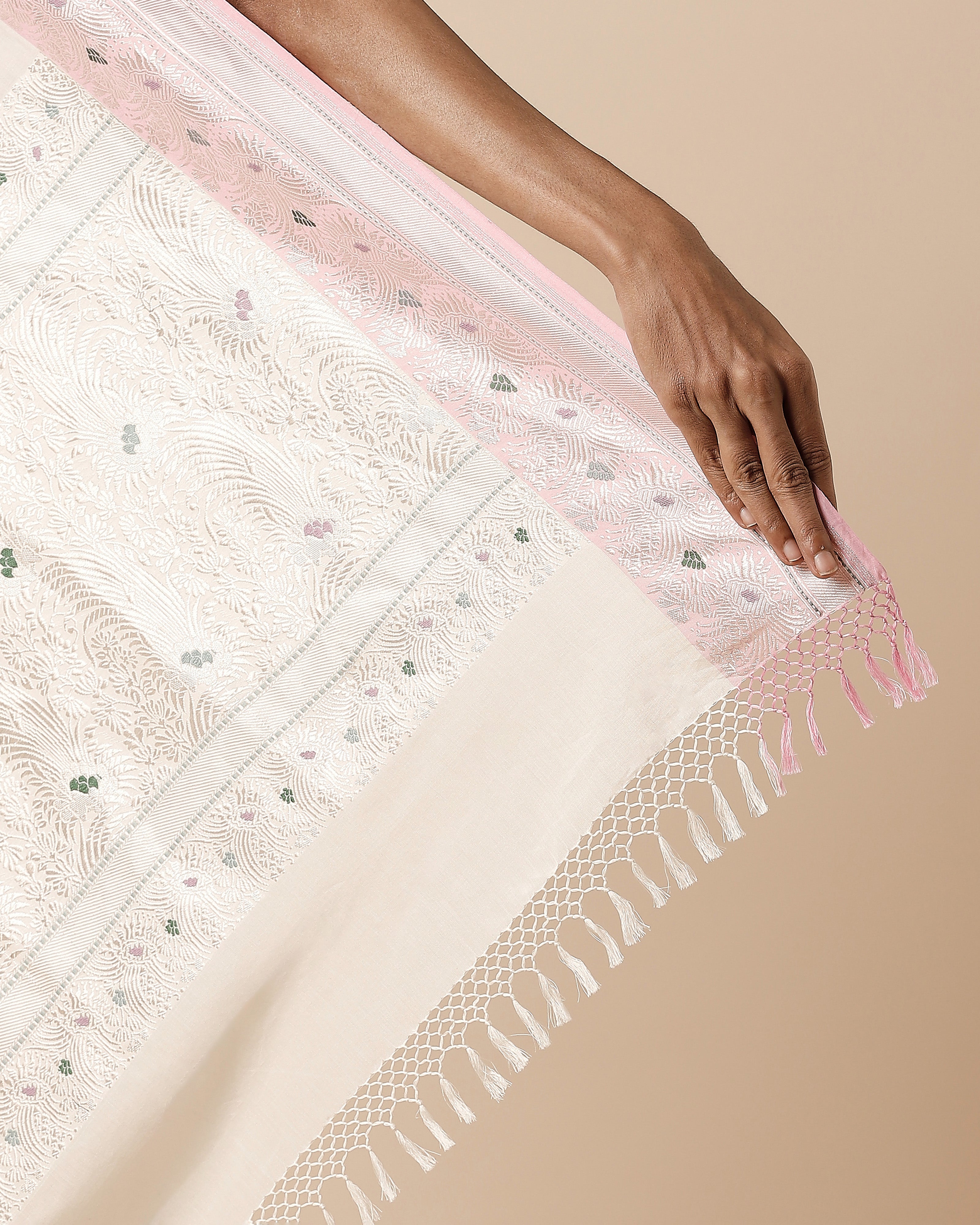 Mandara Banarasi Kadwa Cotton Saree