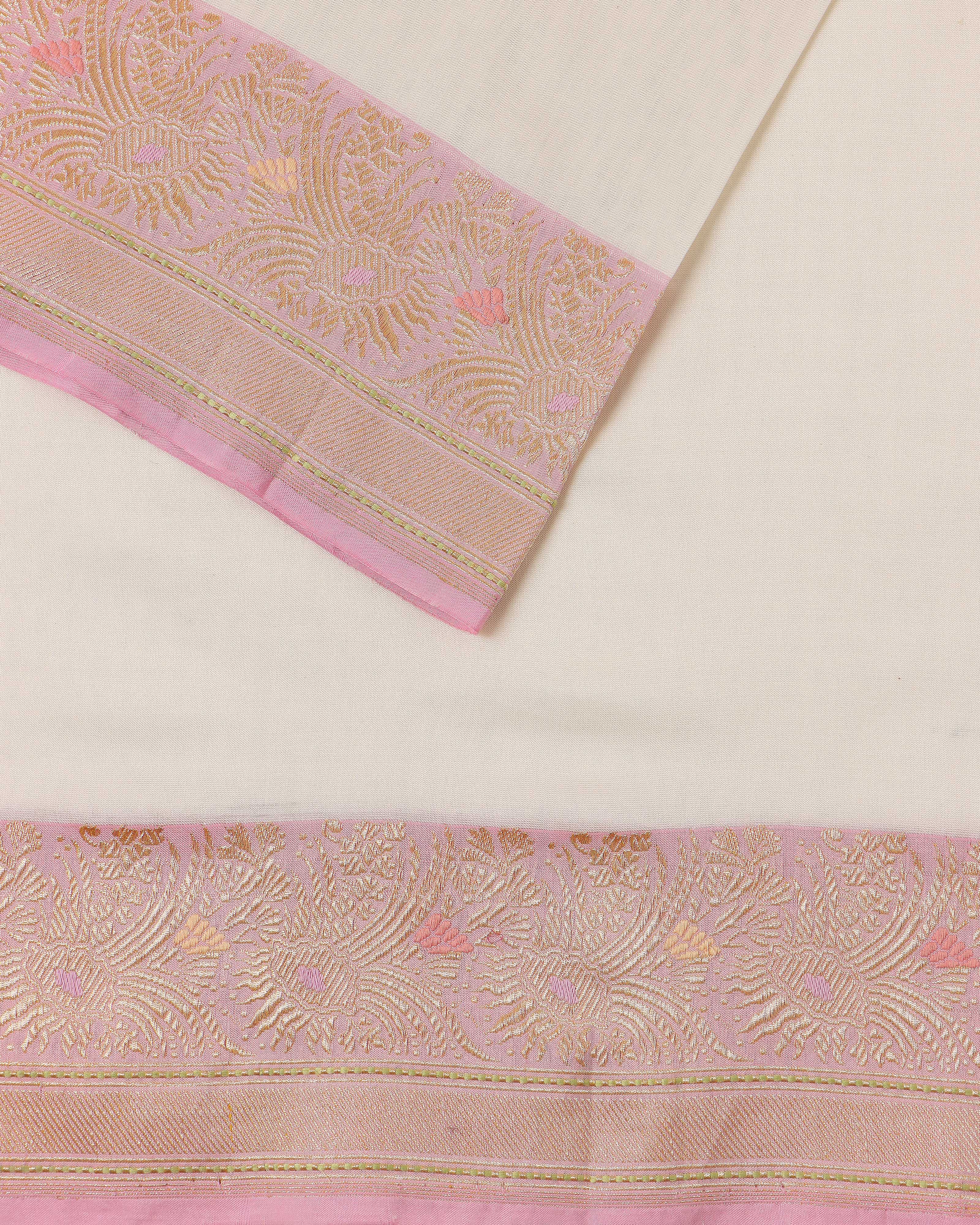 Mandara Banarasi Kadwa Cotton Saree