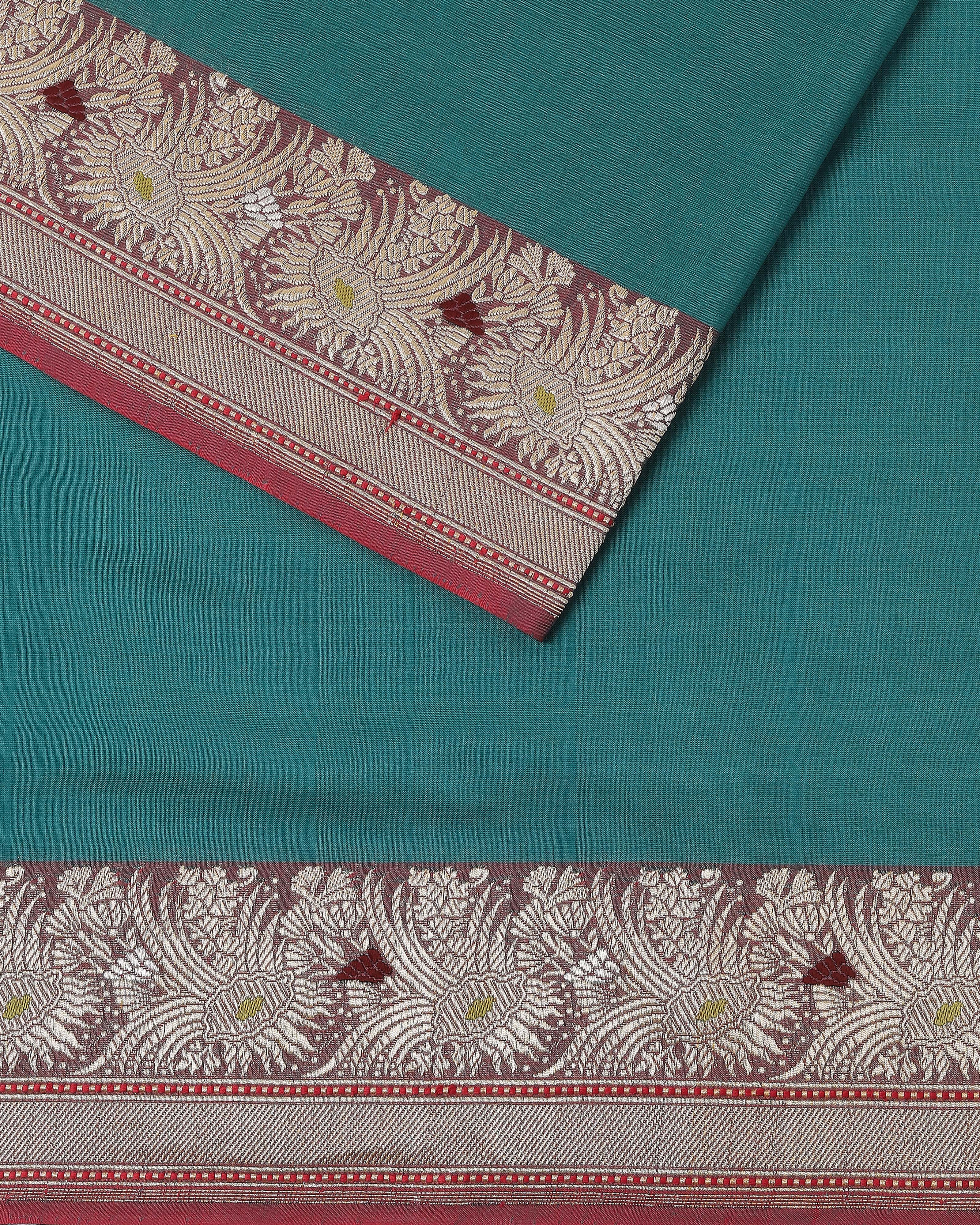 Mandara Banarasi Kadwa Cotton Saree