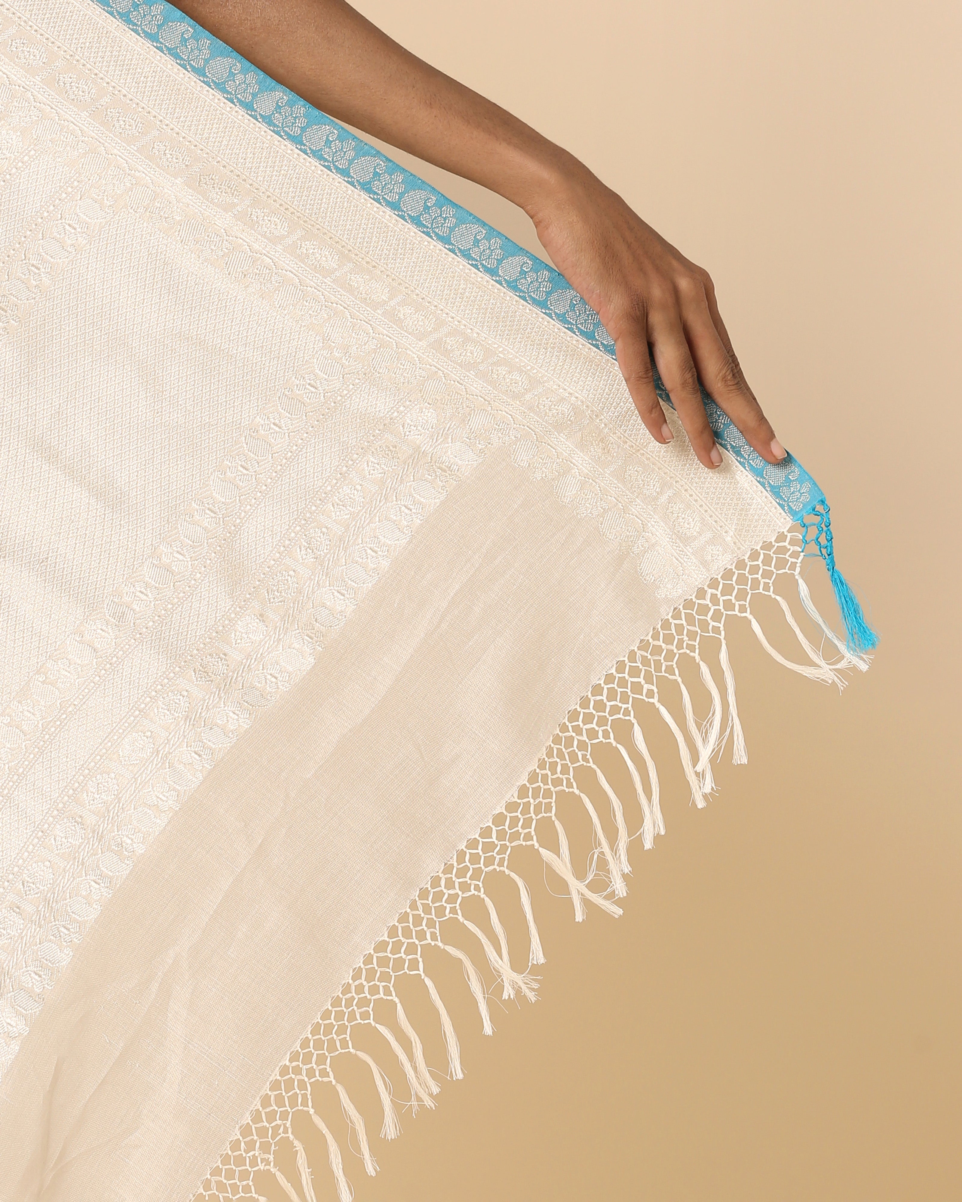 Atiana Banarasi Kadwa Cotton Saree