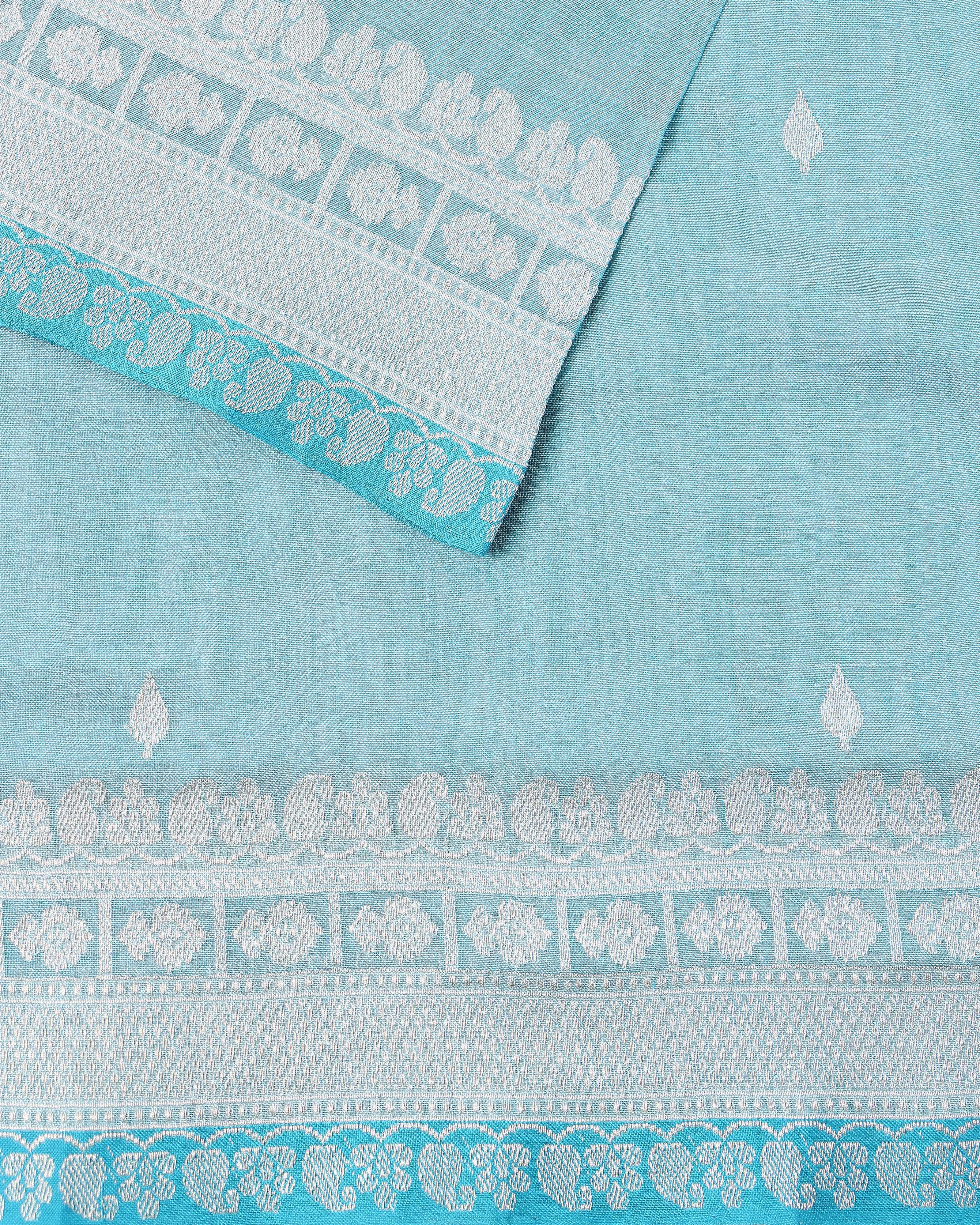 Atiana Banarasi Kadwa Cotton Saree