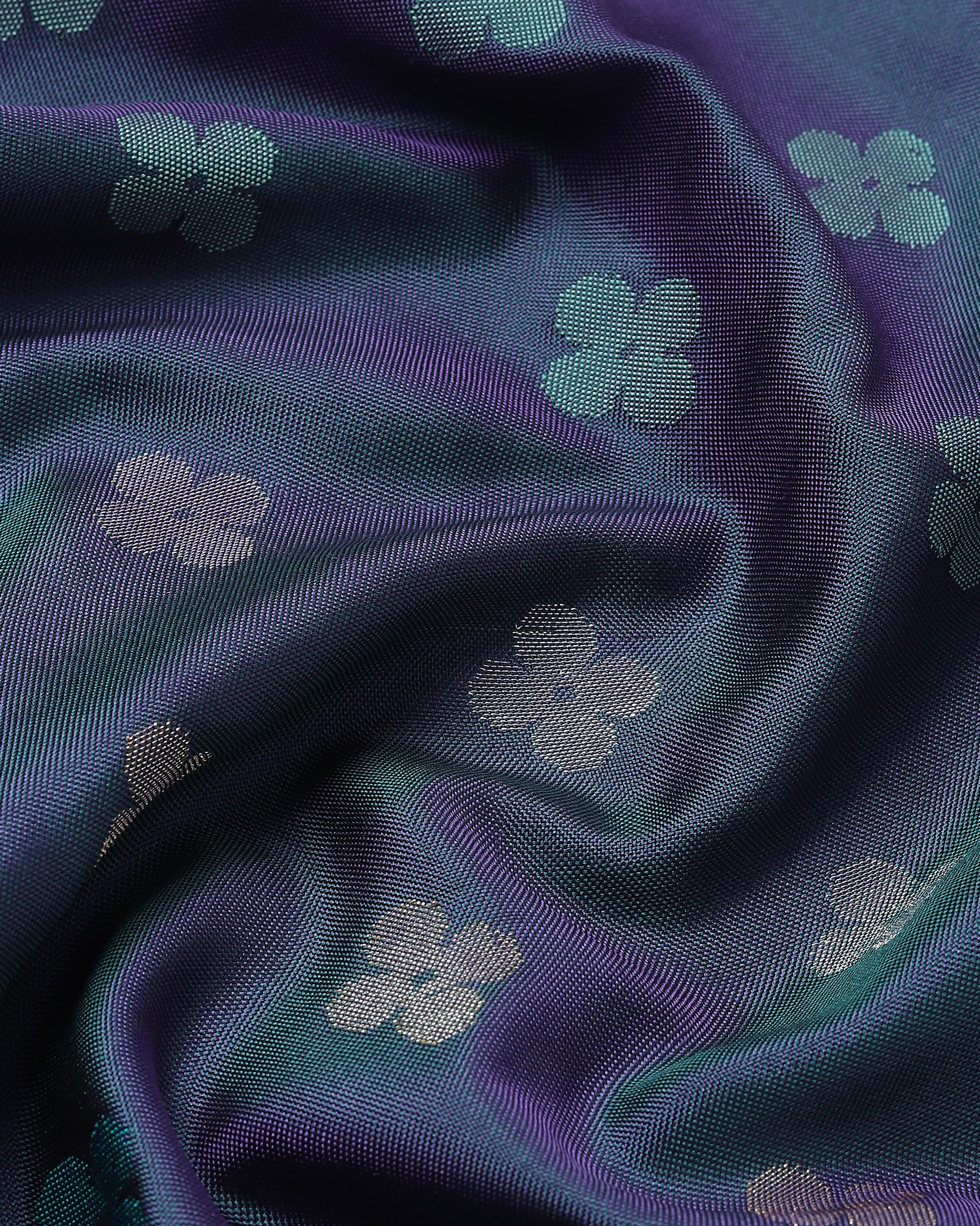 Rudra Banarasi Jamdani Silk Saree