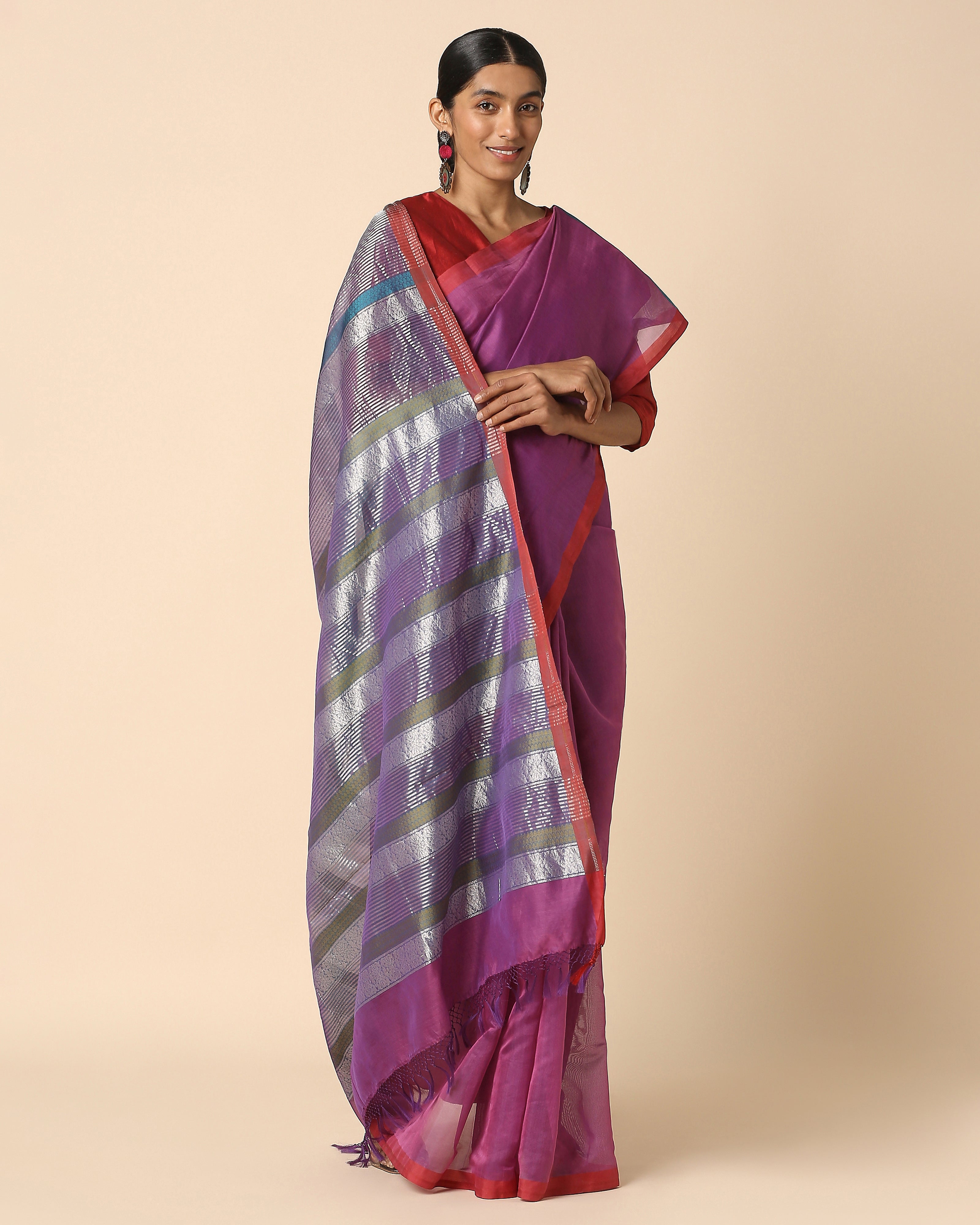 Anisha Banarasi Fekwa Silk Cotton Saree