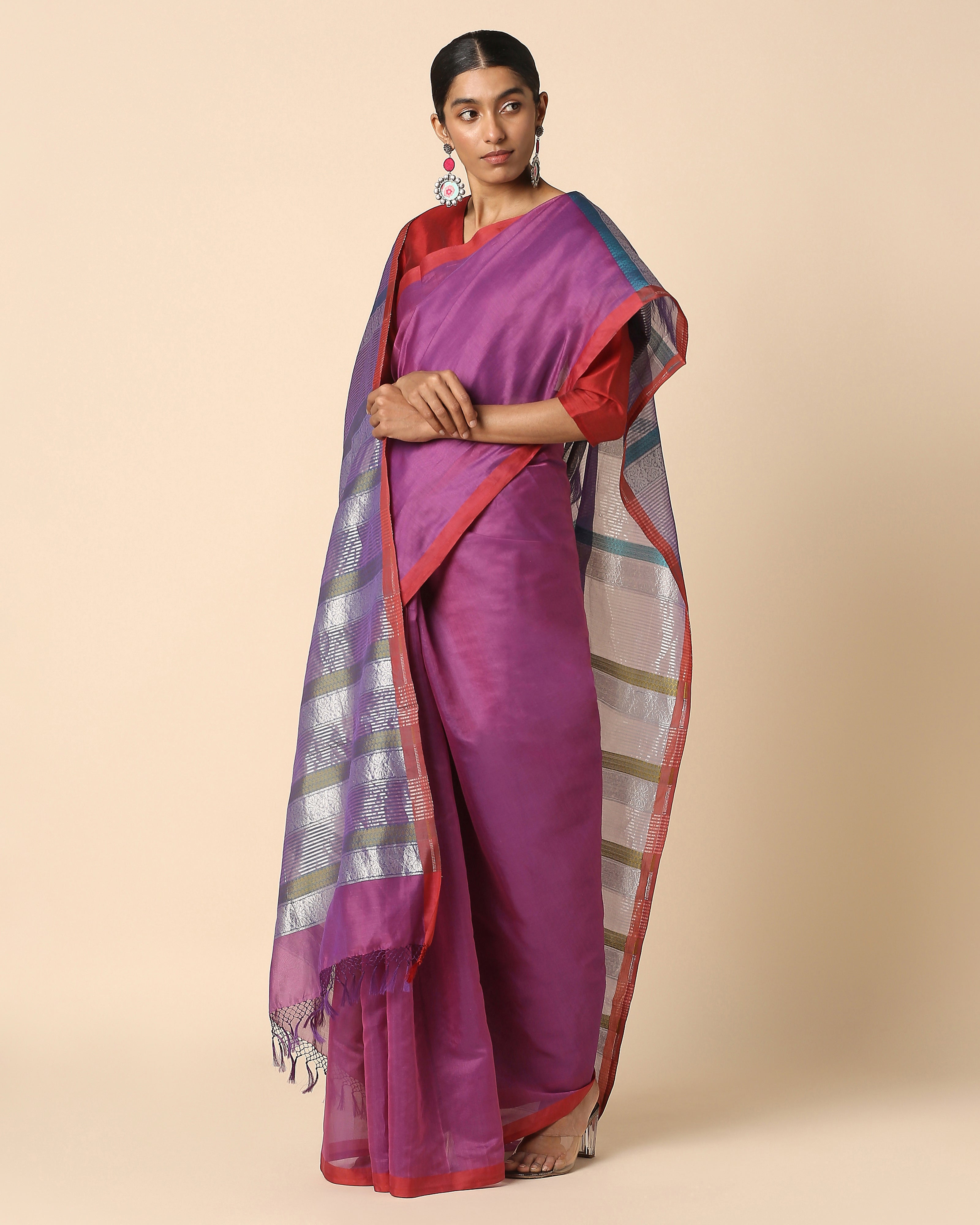 Anisha Banarasi Fekwa Silk Cotton Saree