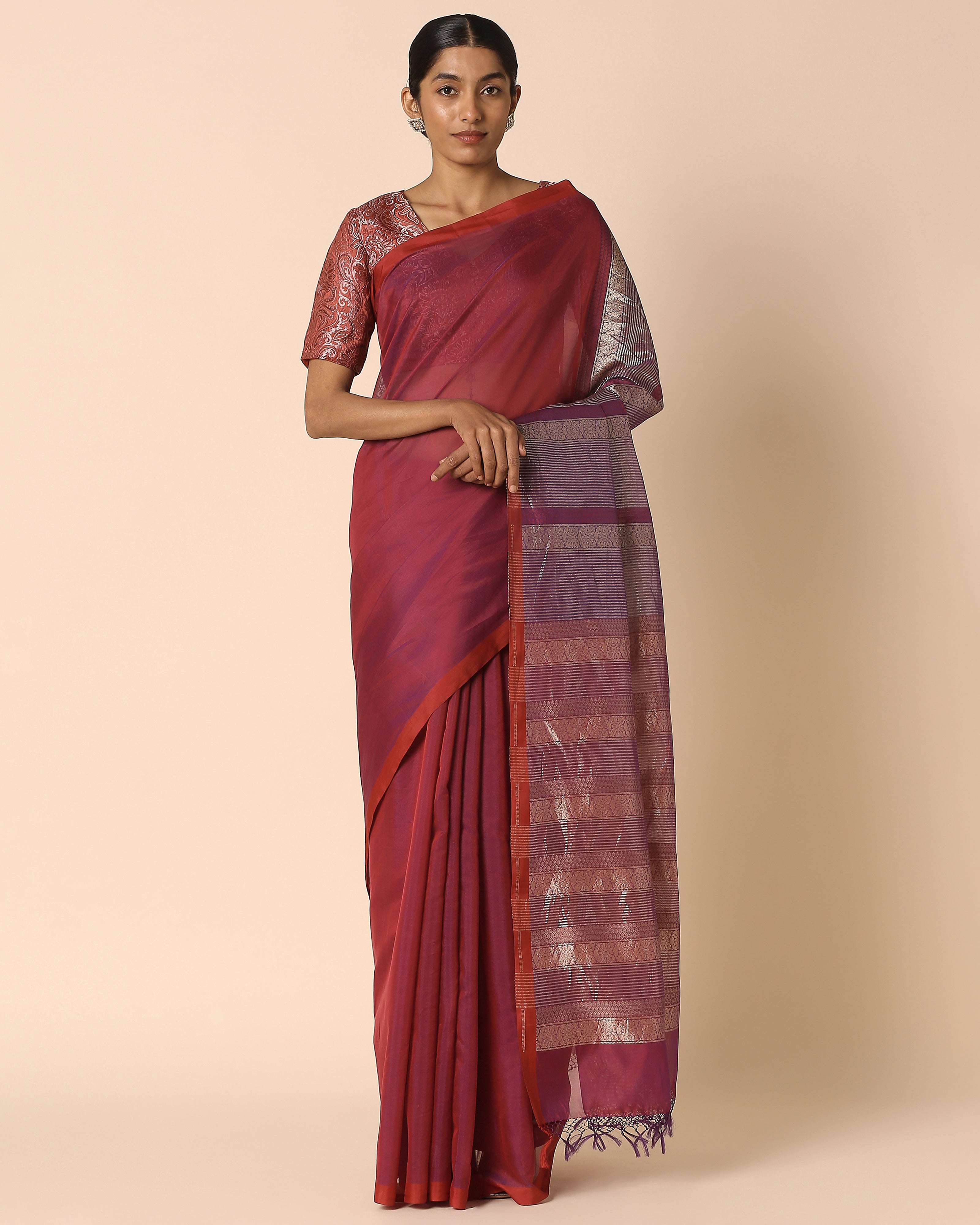 Anisha Banarasi Fekwa Silk Cotton Saree