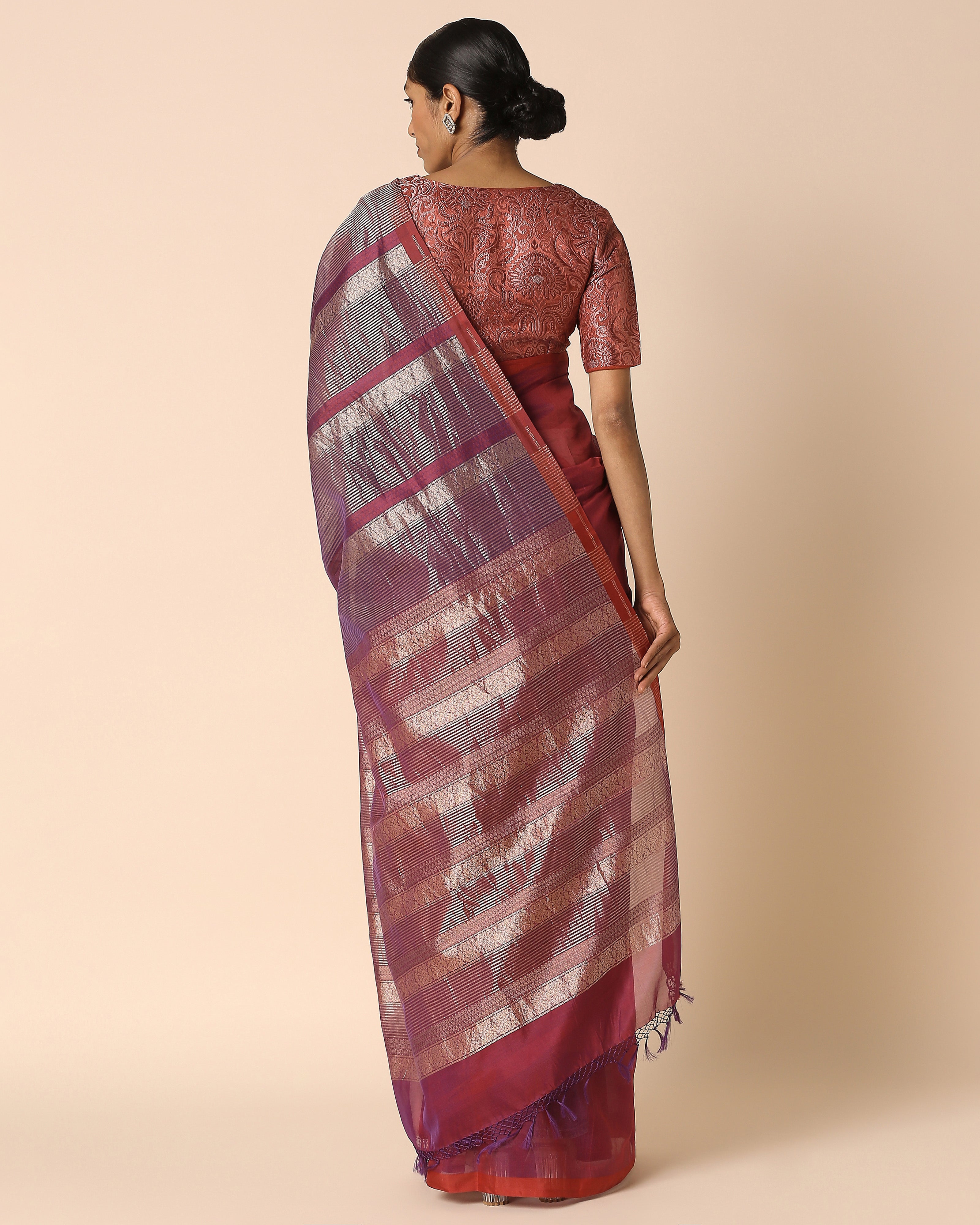 Anisha Banarasi Fekwa Silk Cotton Saree