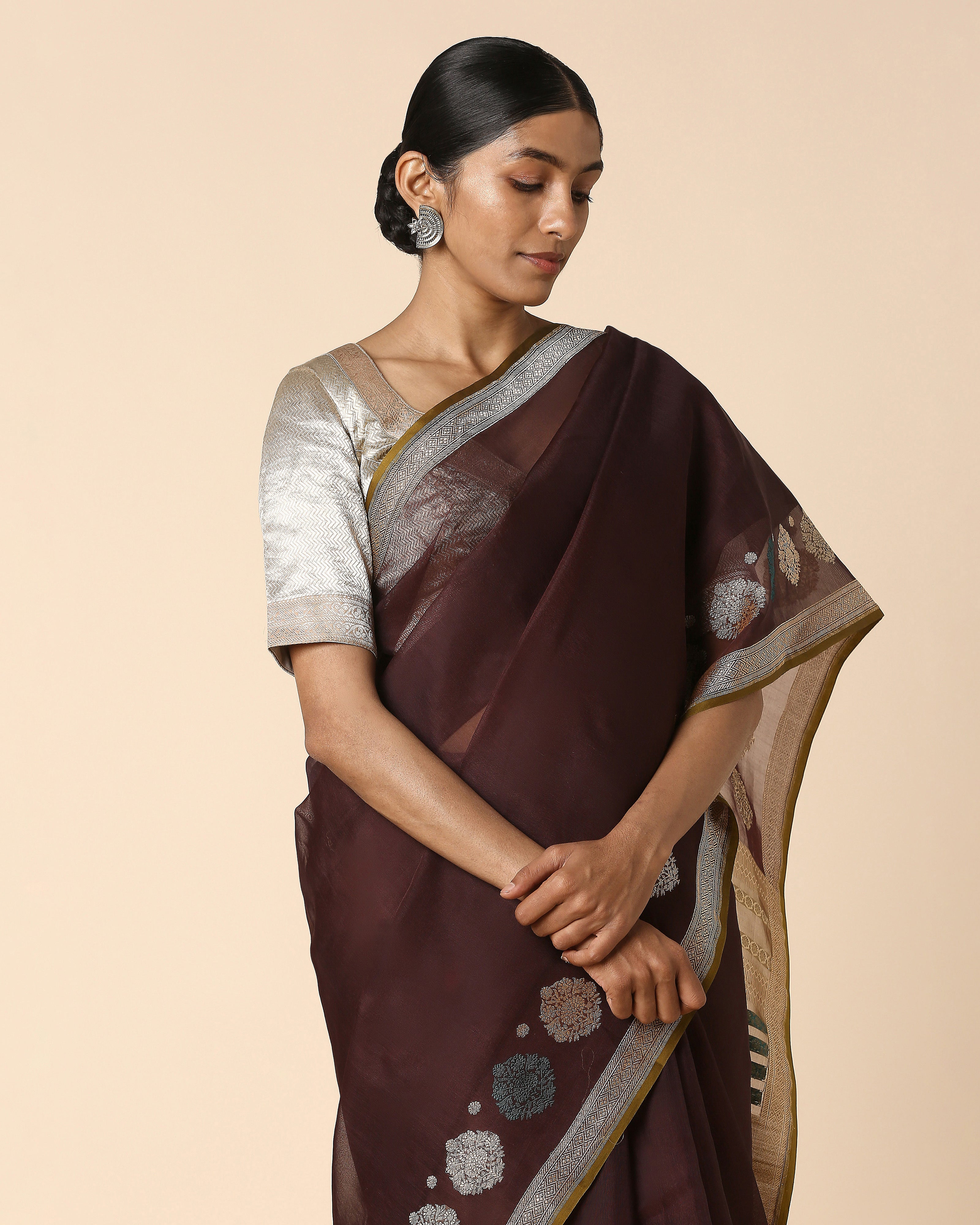 Hema Banarasi Kadwa Cotton Saree