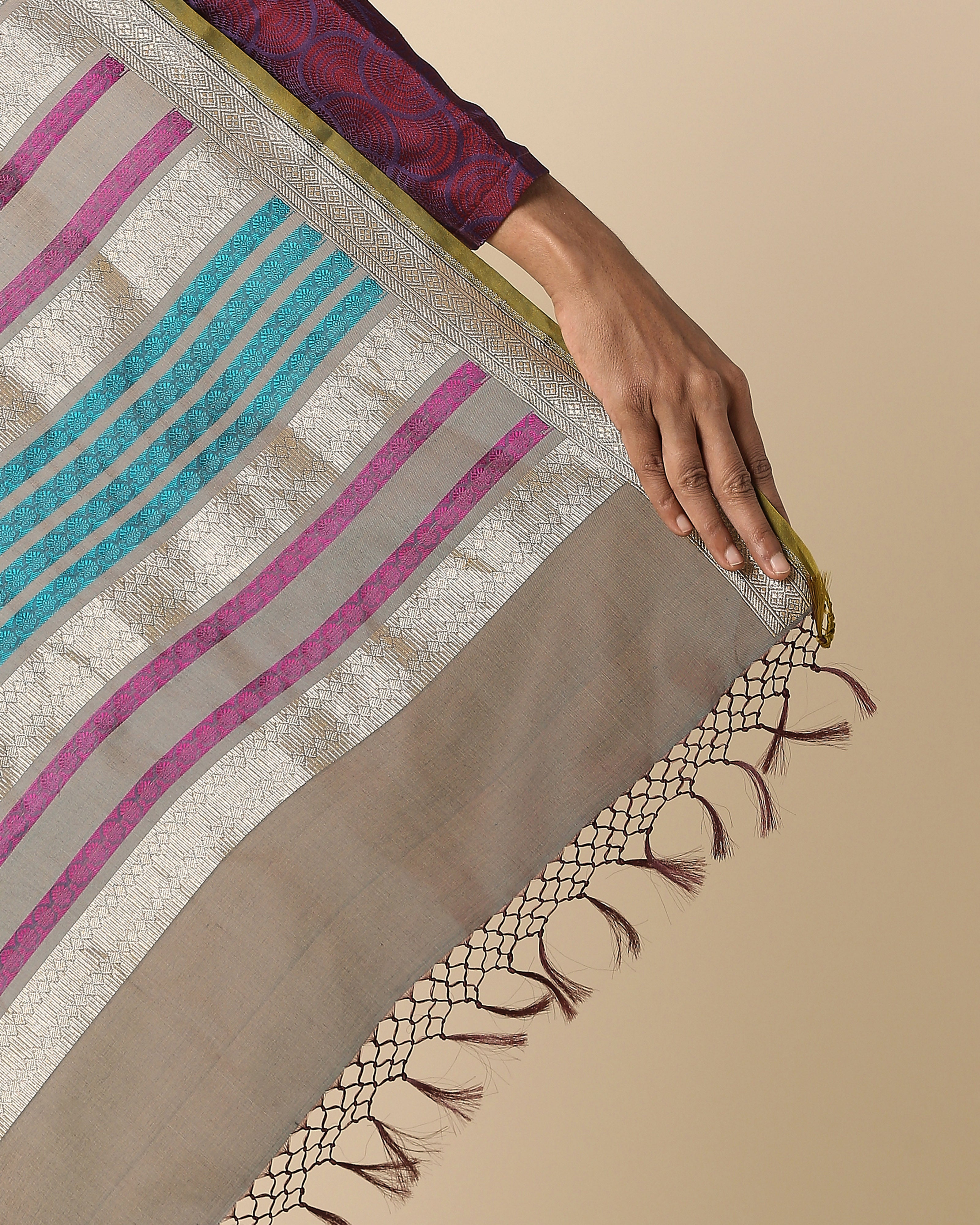 Hema Banarasi Kadwa Cotton Saree
