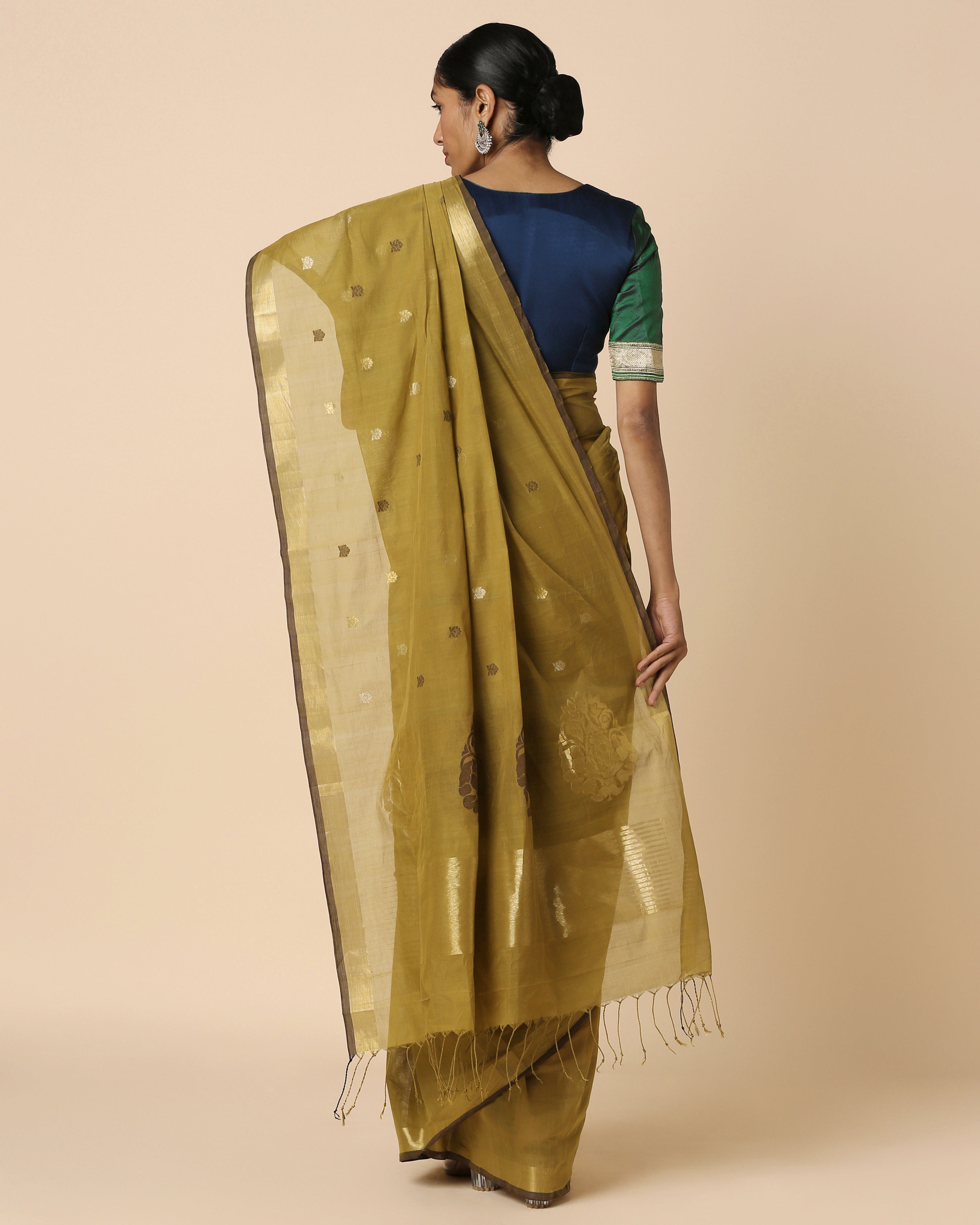 Raman Uppada Jamdani Cotton Saree
