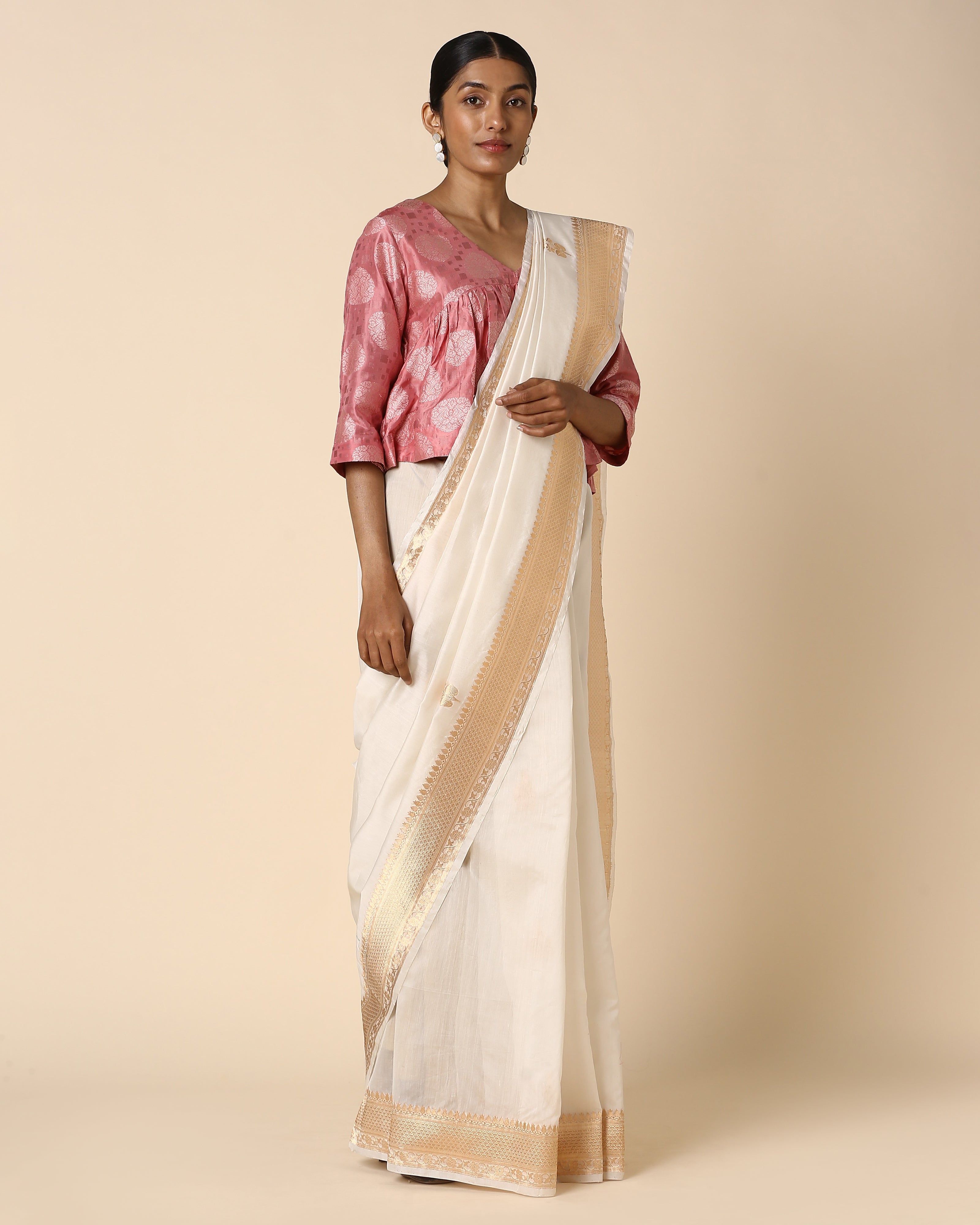 Prashi Banarasi Kadwa Silk Cotton Saree