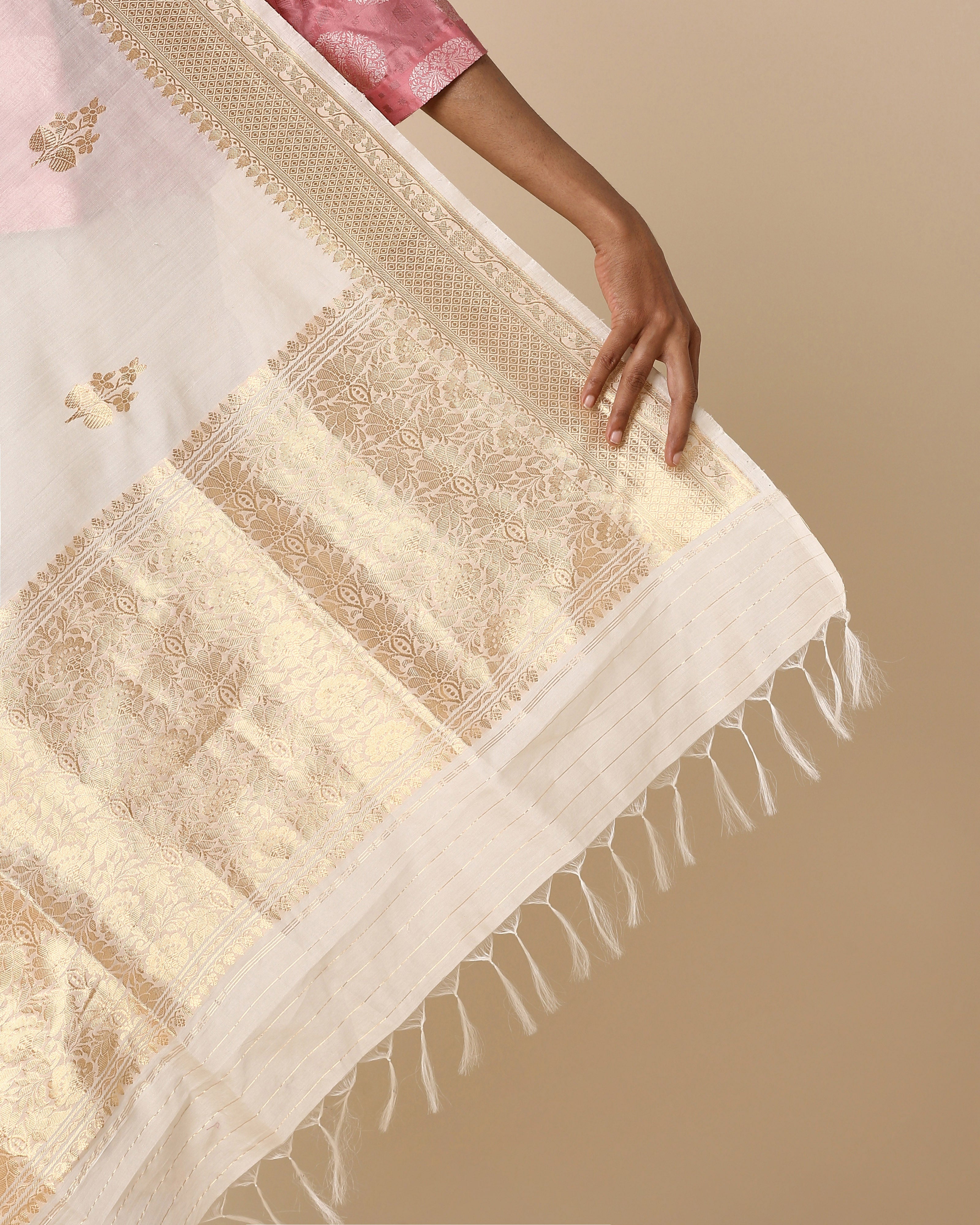 Prashi Banarasi Kadwa Silk Cotton Saree