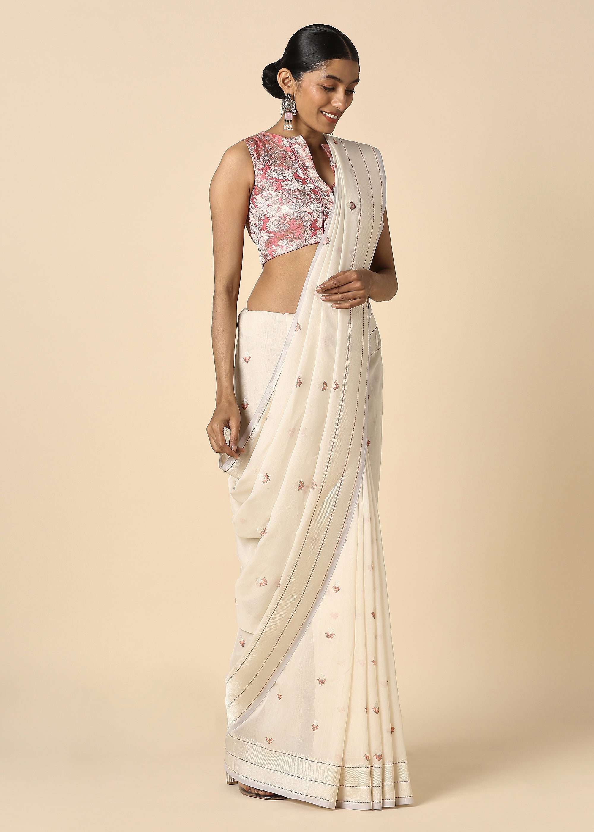 Parnika Banarasi Kadwa Cotton Saree