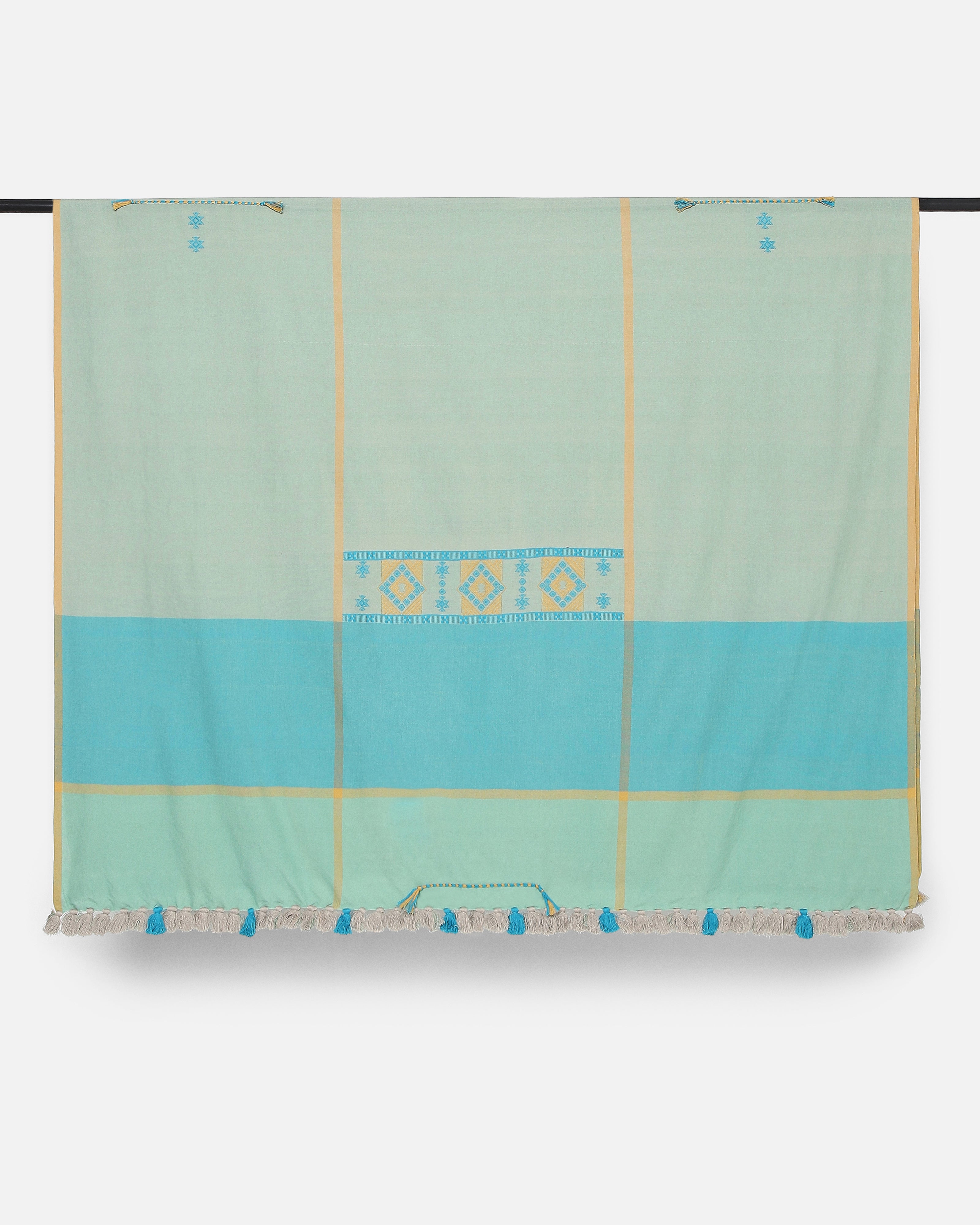 Krunal Bhujodi Extra Weft Cotton Bed Cover