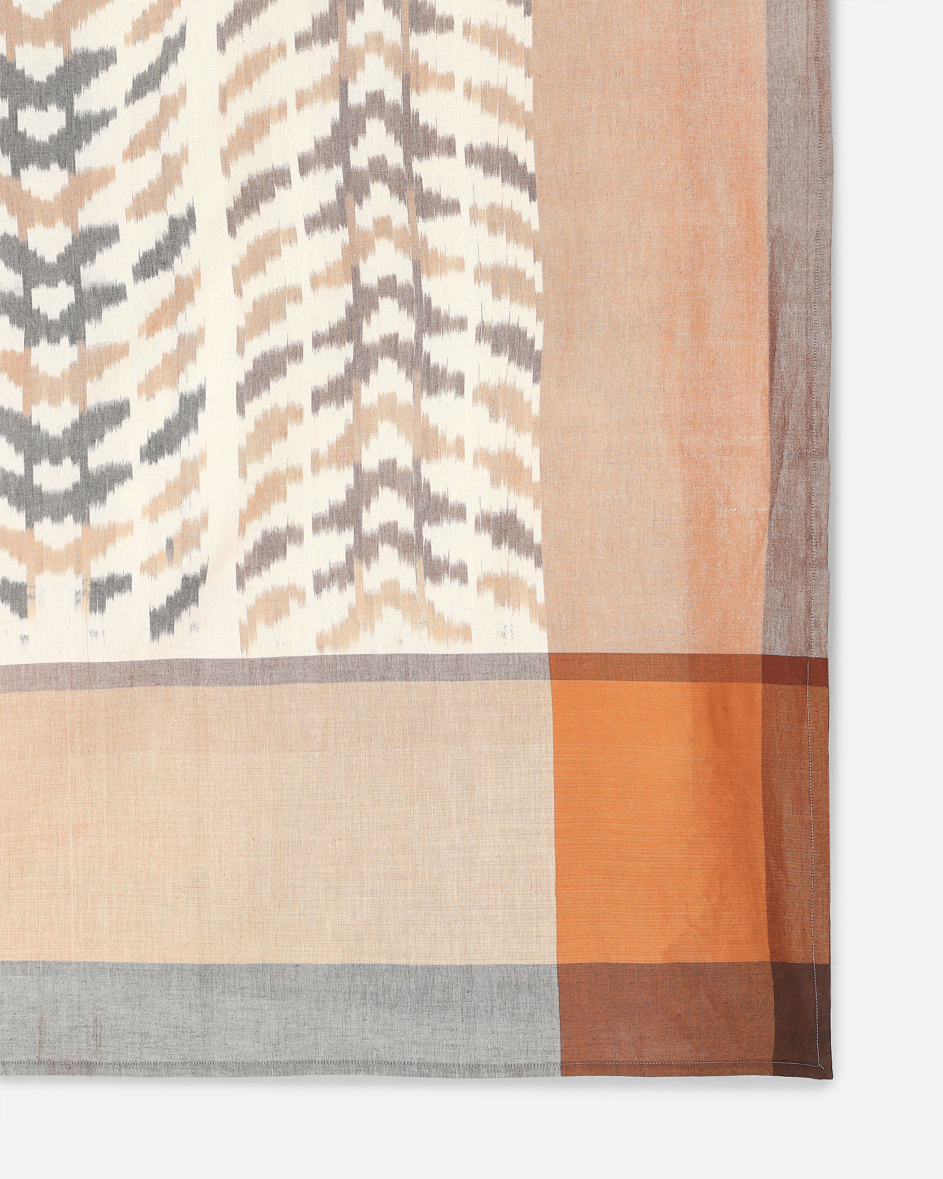 Vidhi Pochampally Warp Ikat Cotton Bed Cover