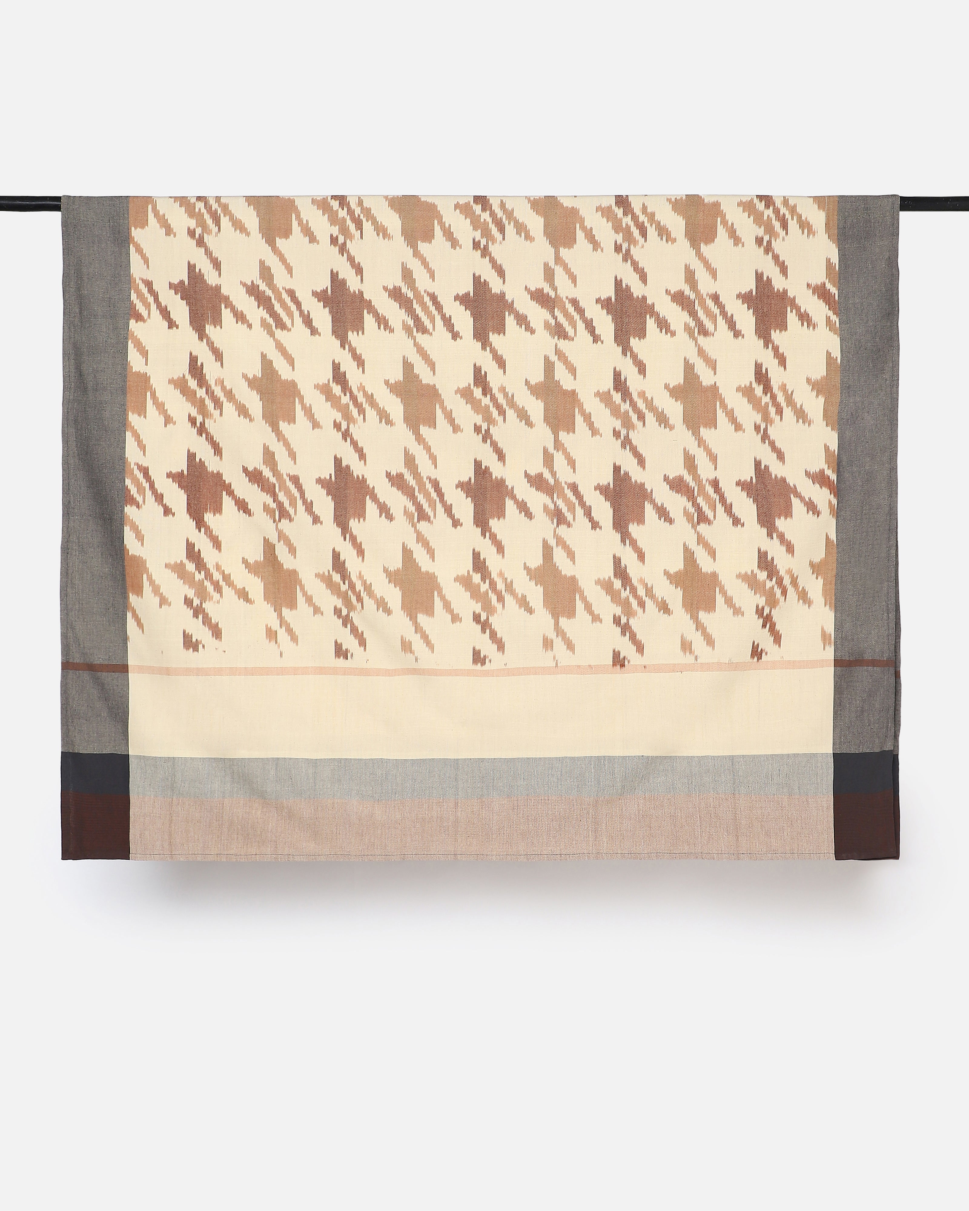 Chetan Pochampally Warp Ikat Cotton Bed Cover