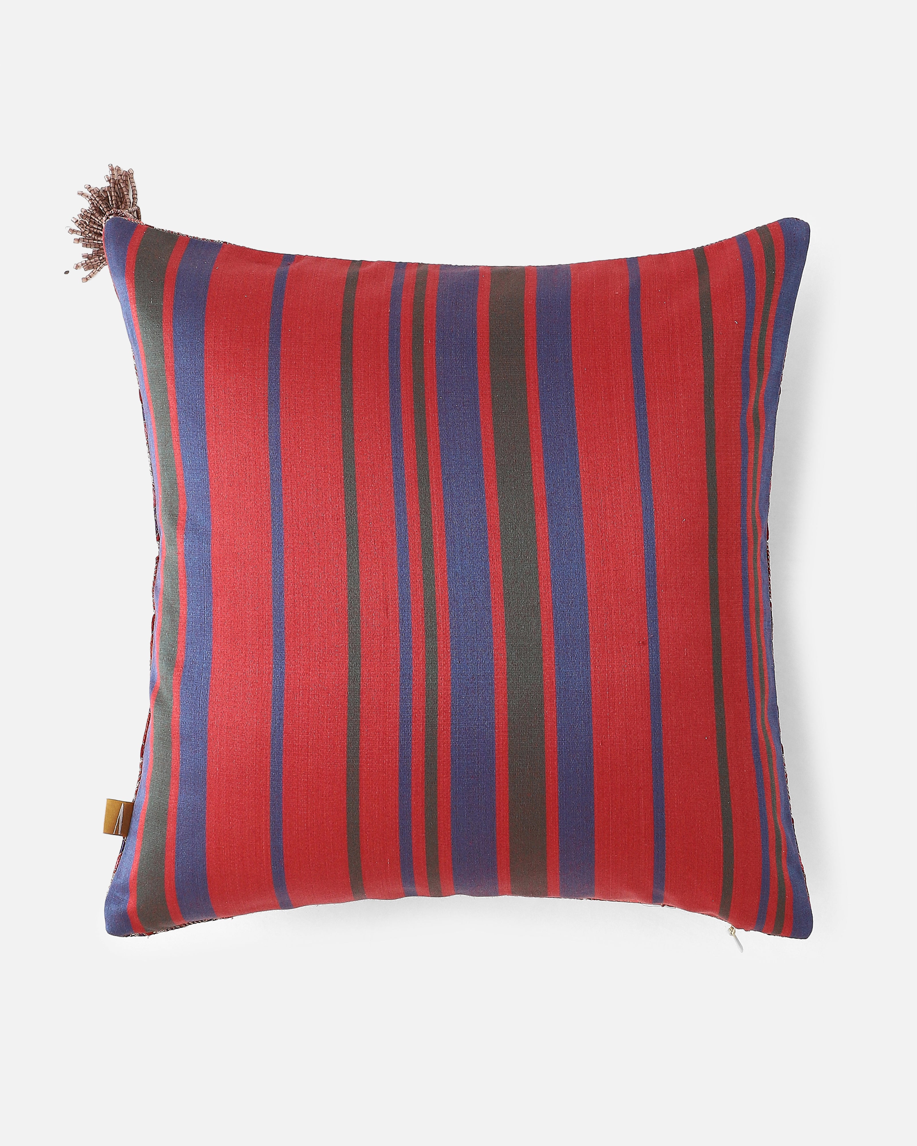 Melanea Banarasi Gyasar Silk Viscose Cushion Cover