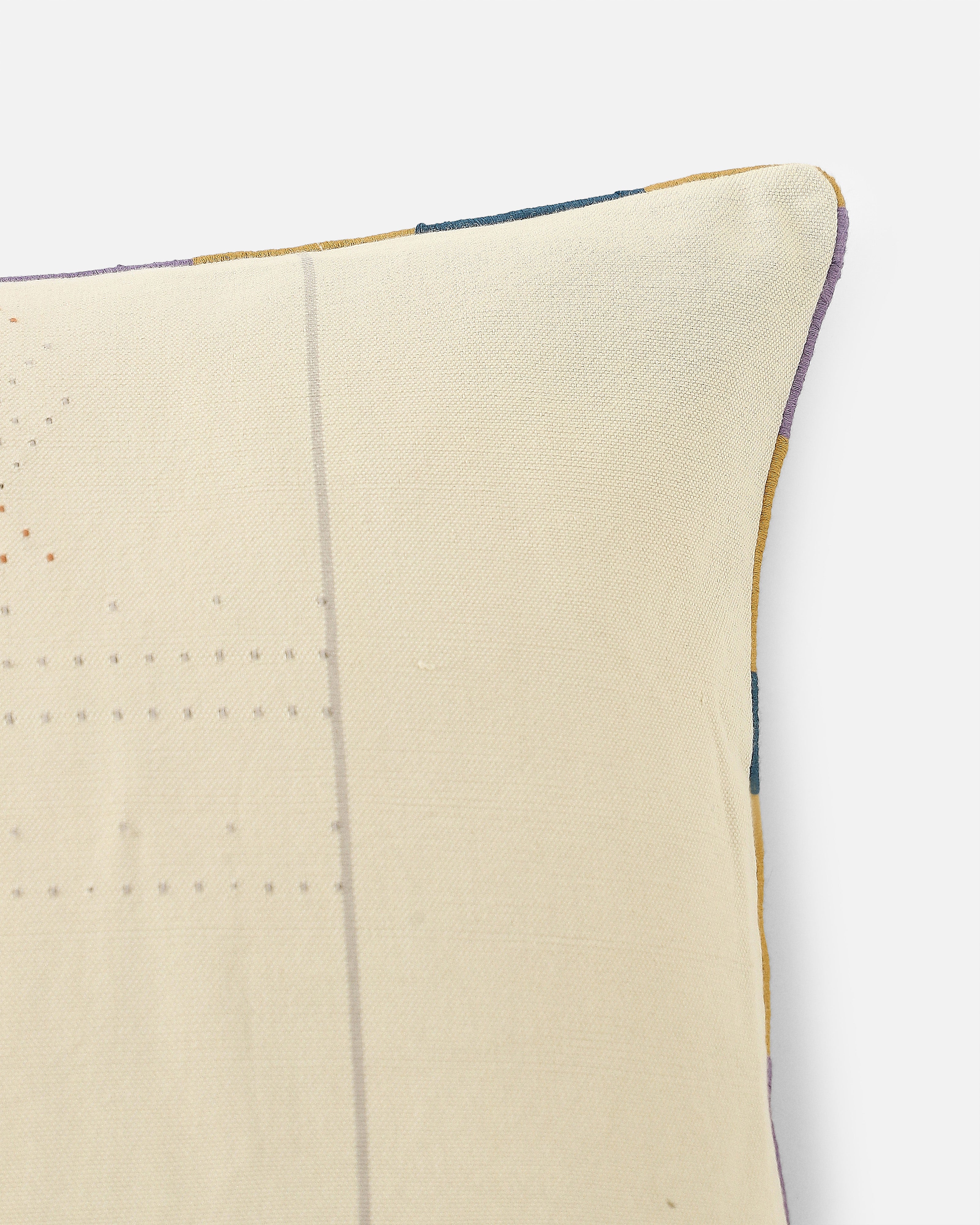 Checks Bhujodi Tangalia Cotton Cushion Cover