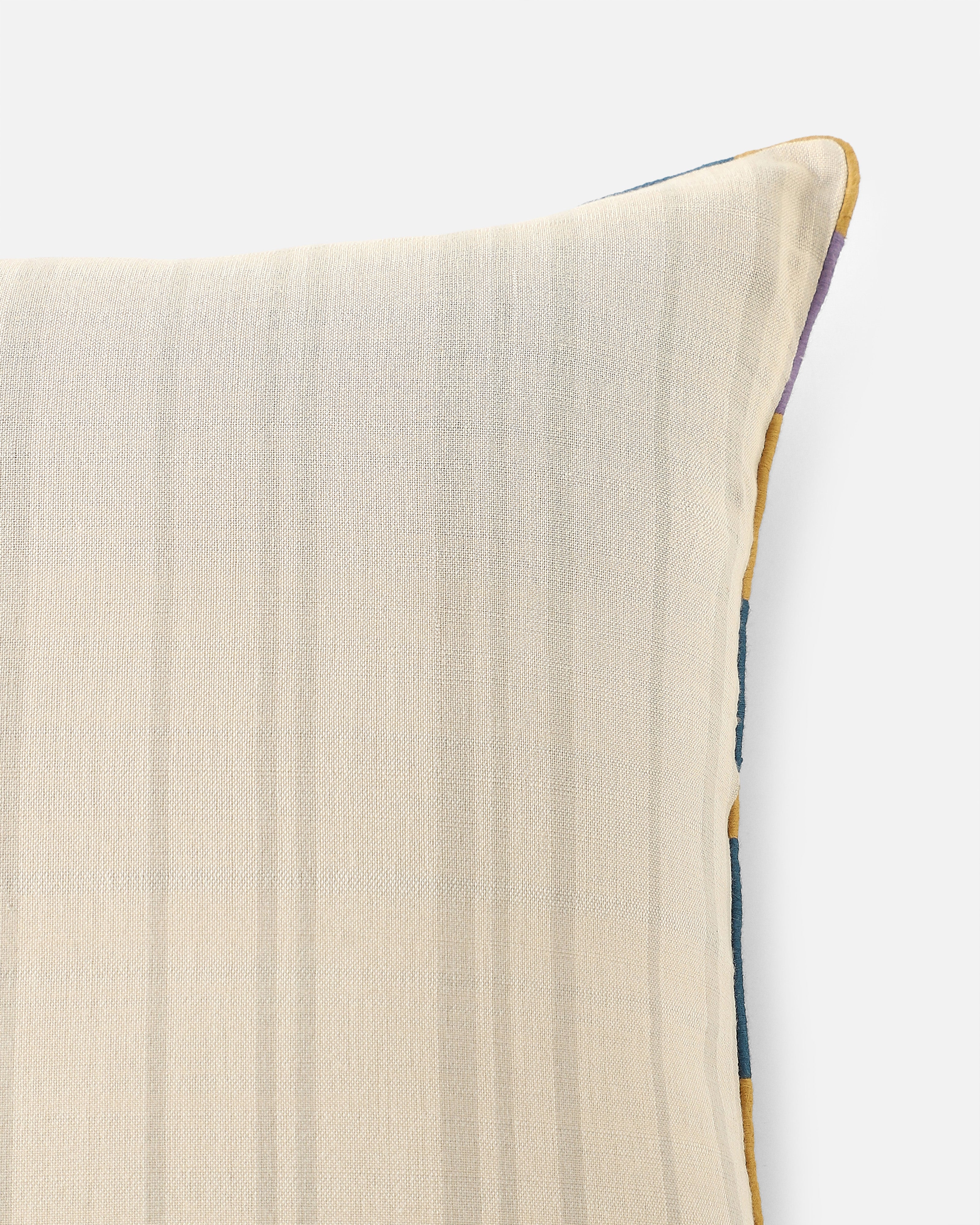 Sina Bhujodi Plain Weave Cotton Cushion Cover