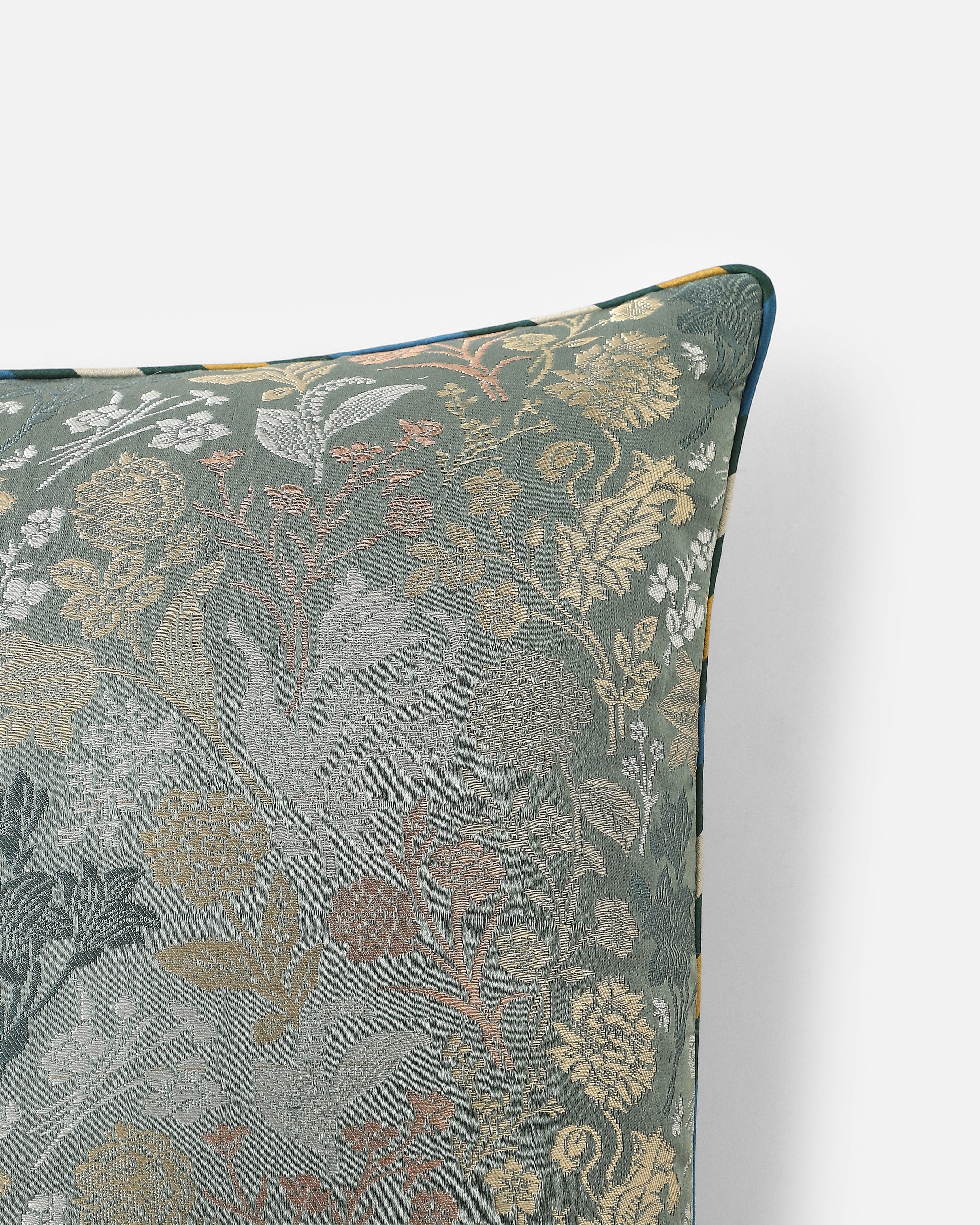 Aakay Banarasi Brocade Silk Viscose Cushion Cover