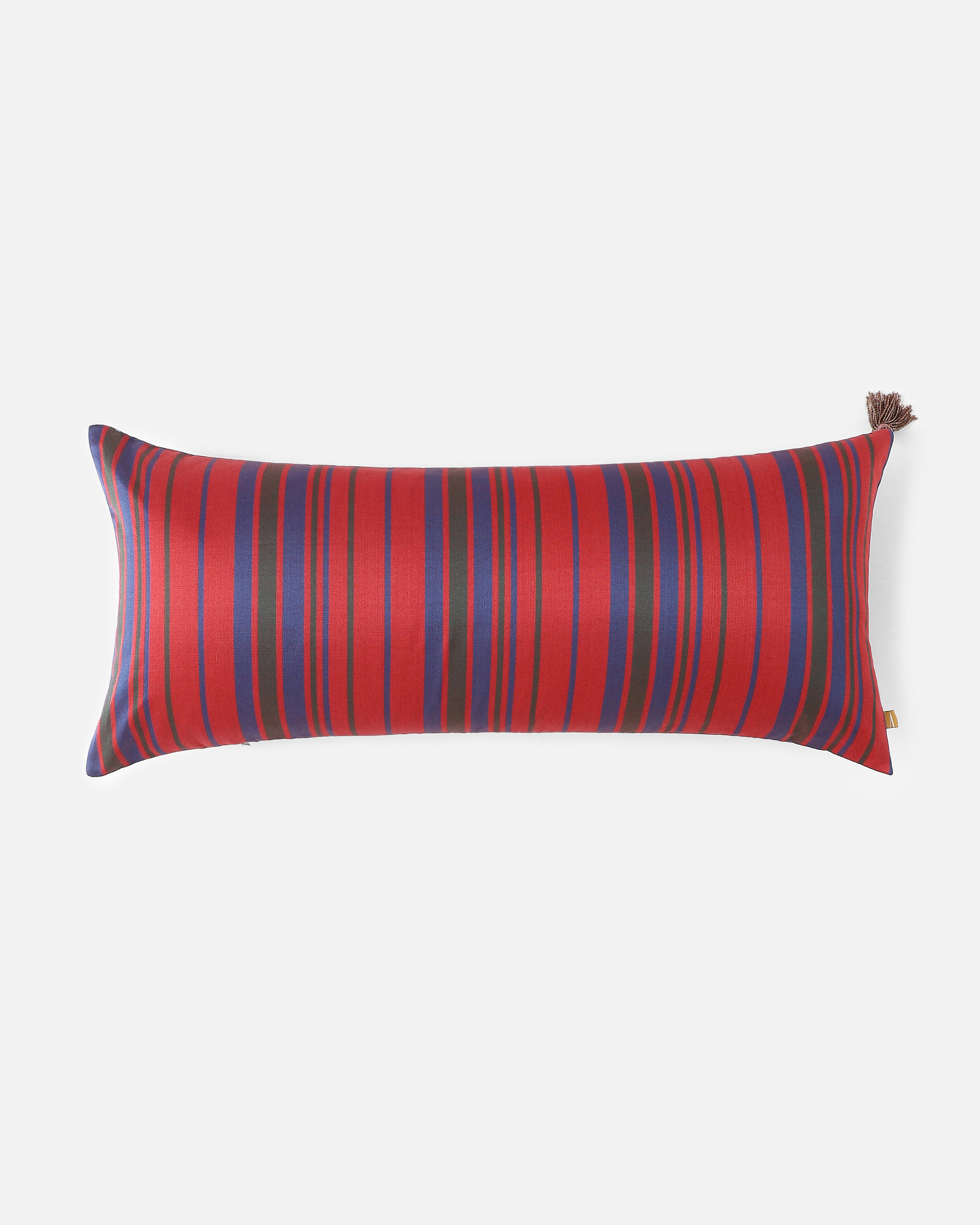 Riddle Banarasi Satin Silk Cotton Cushion Cover