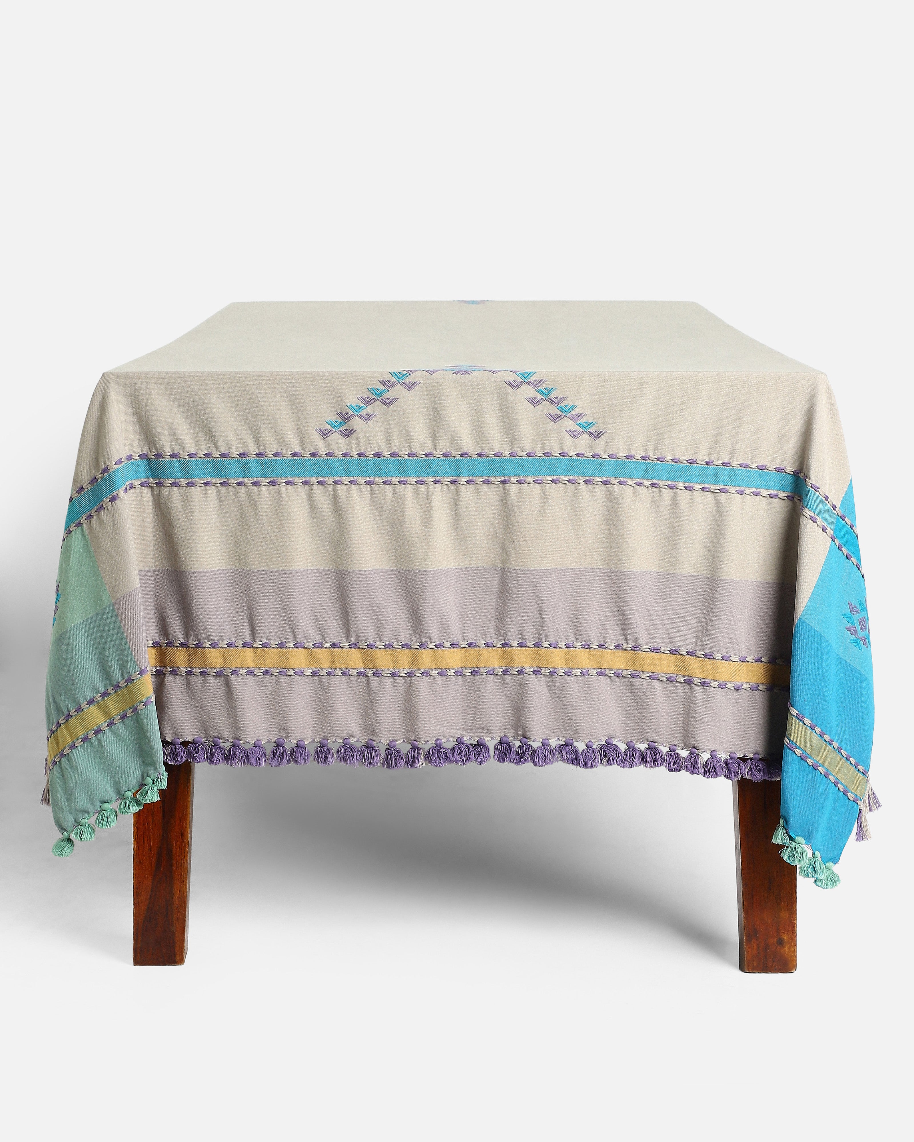 Nitin Bhujodi Extra Weft Cotton Table Cover