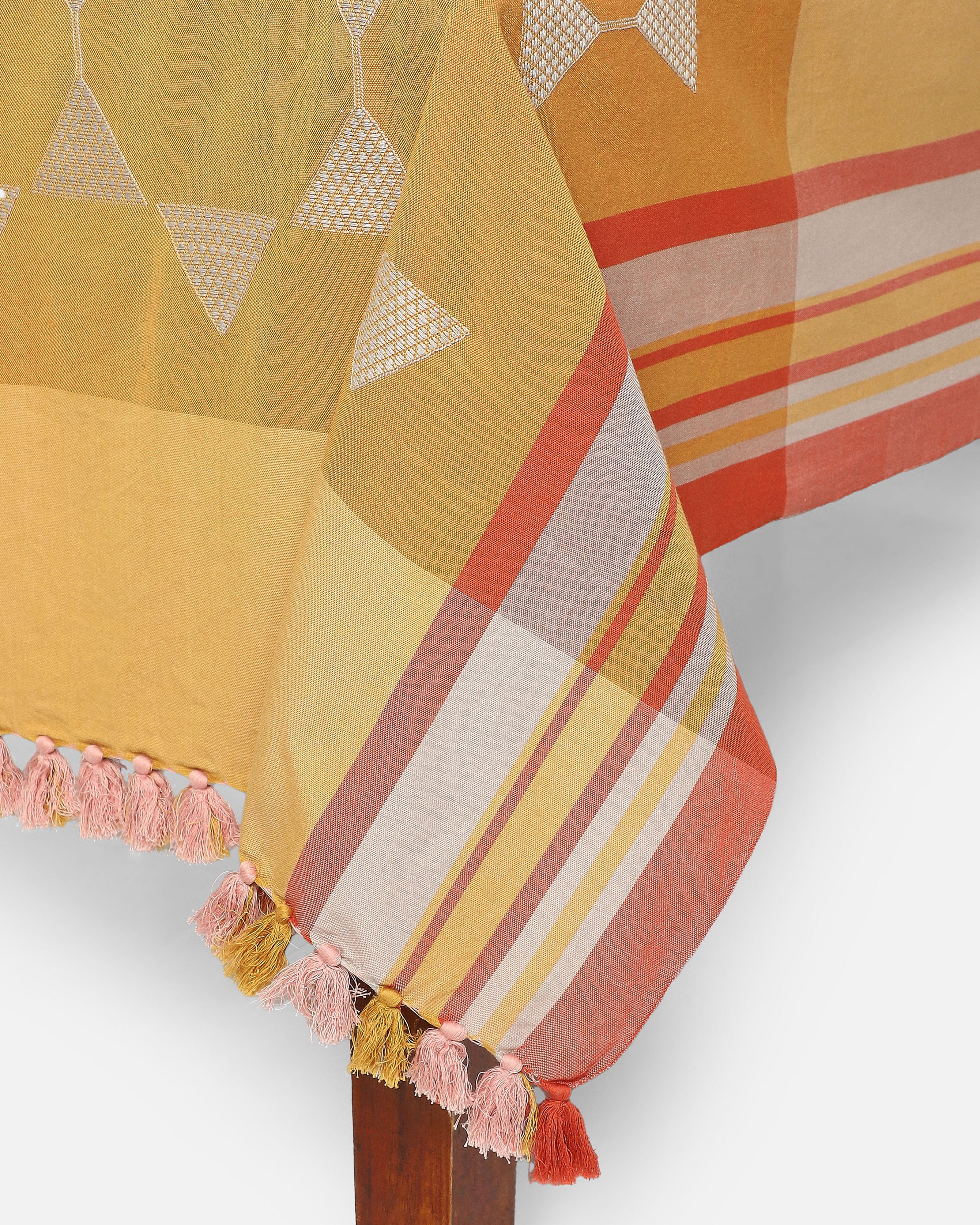 Somya Bhujodi Extra Weft Cotton Table Cover