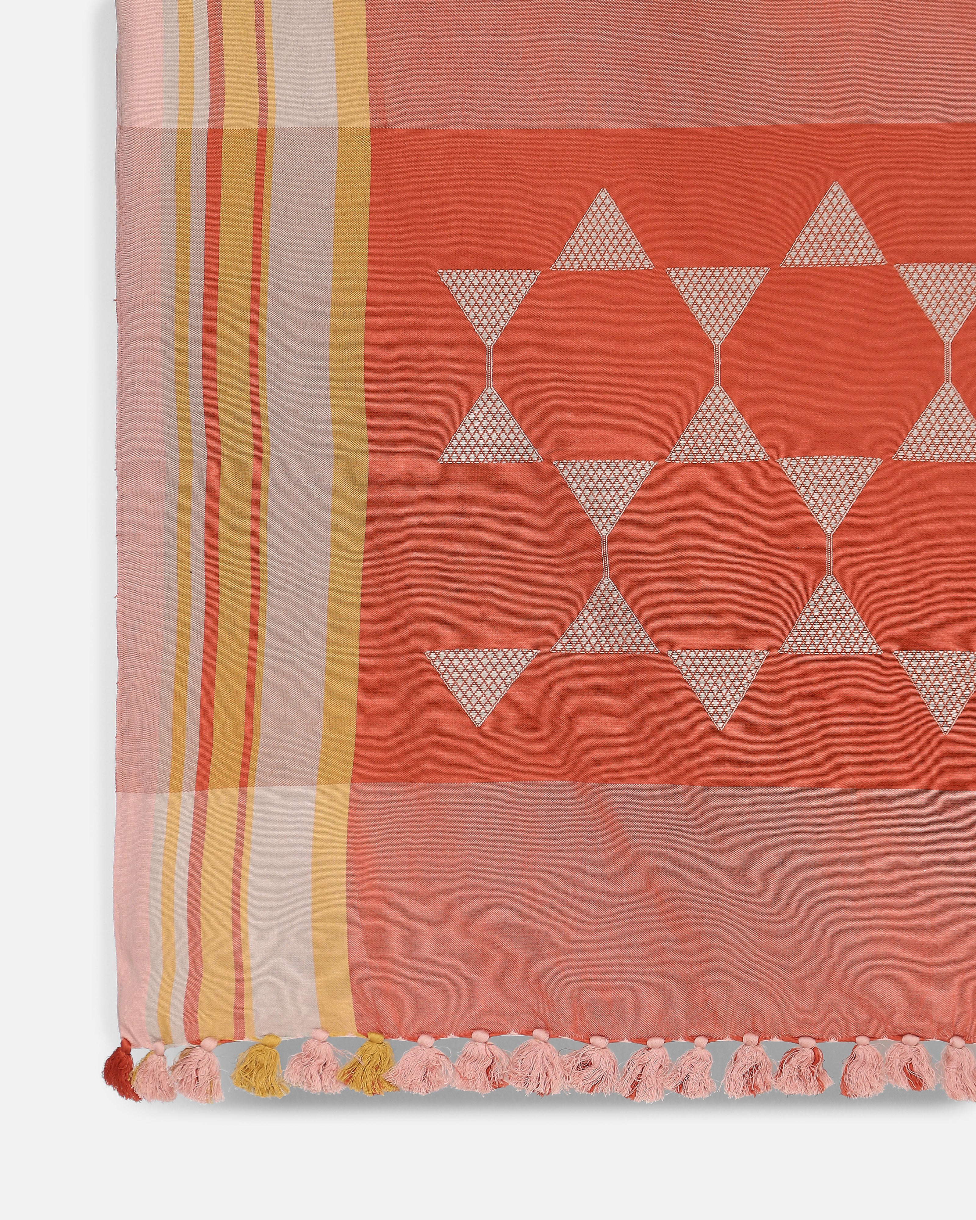 Somya Bhujodi Extra Weft Cotton Table Cover